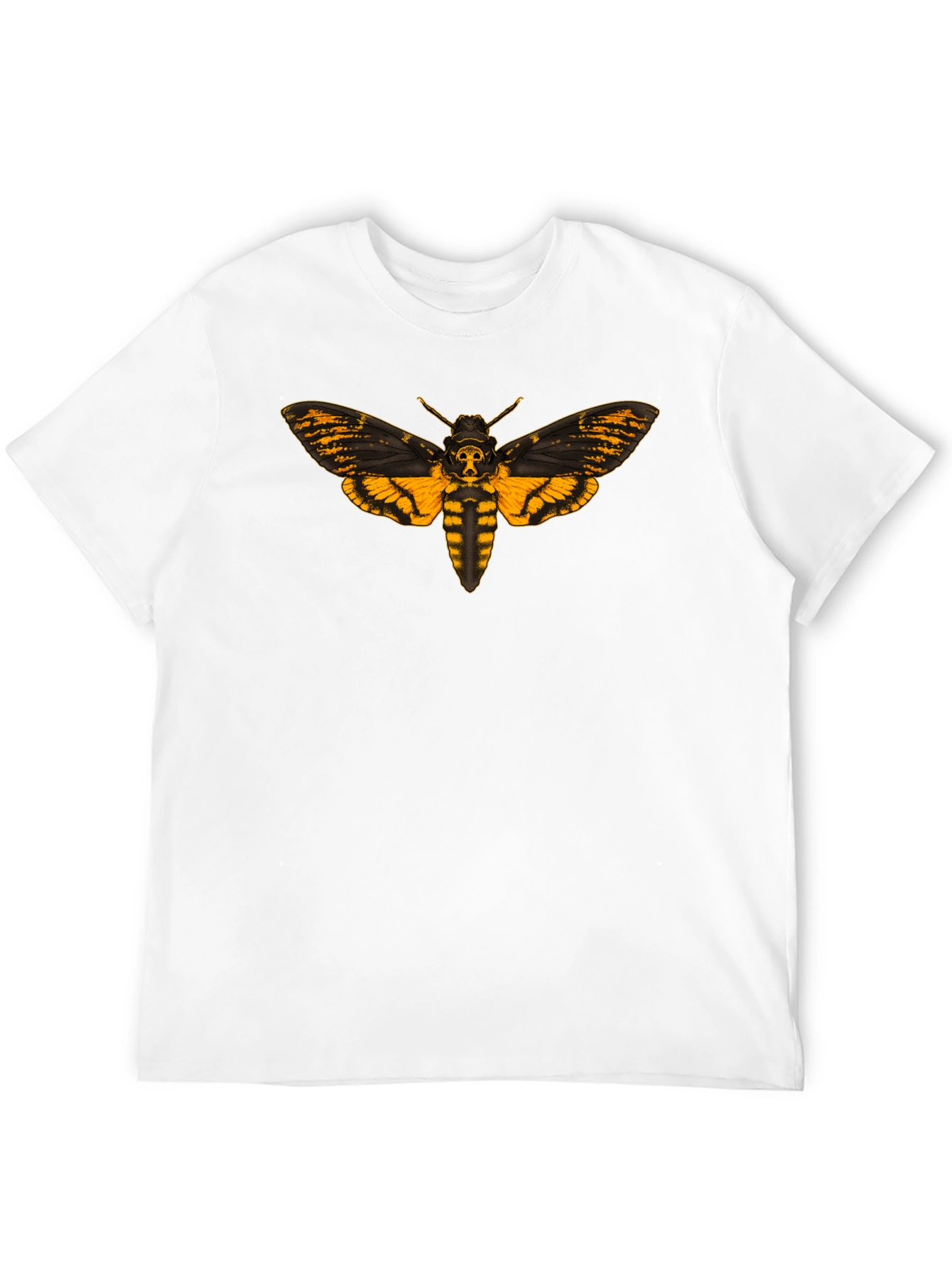 Deaths Head Moth Graphic Tee - Black