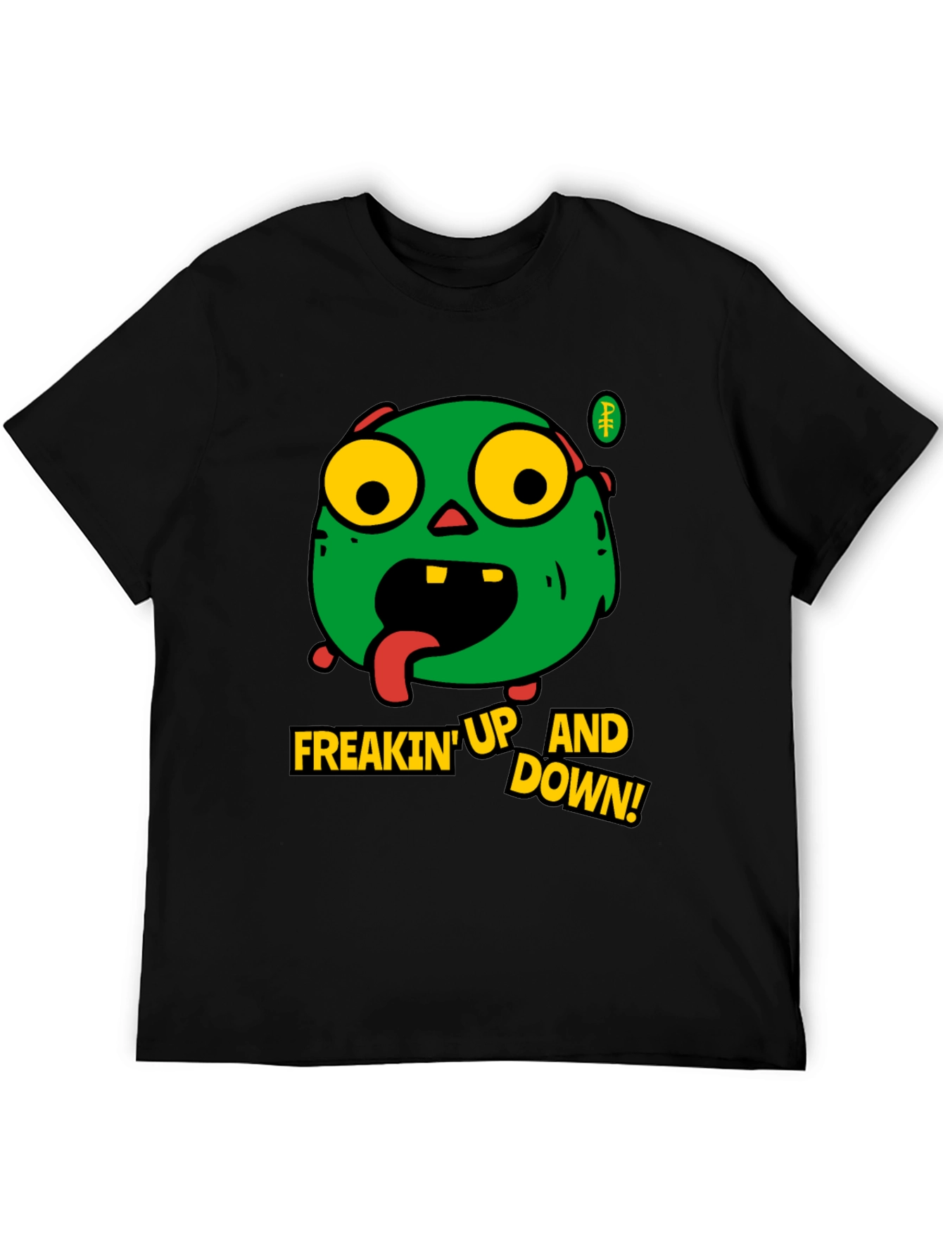 Zombie Freakin Up and Down Graphic T-Shirt