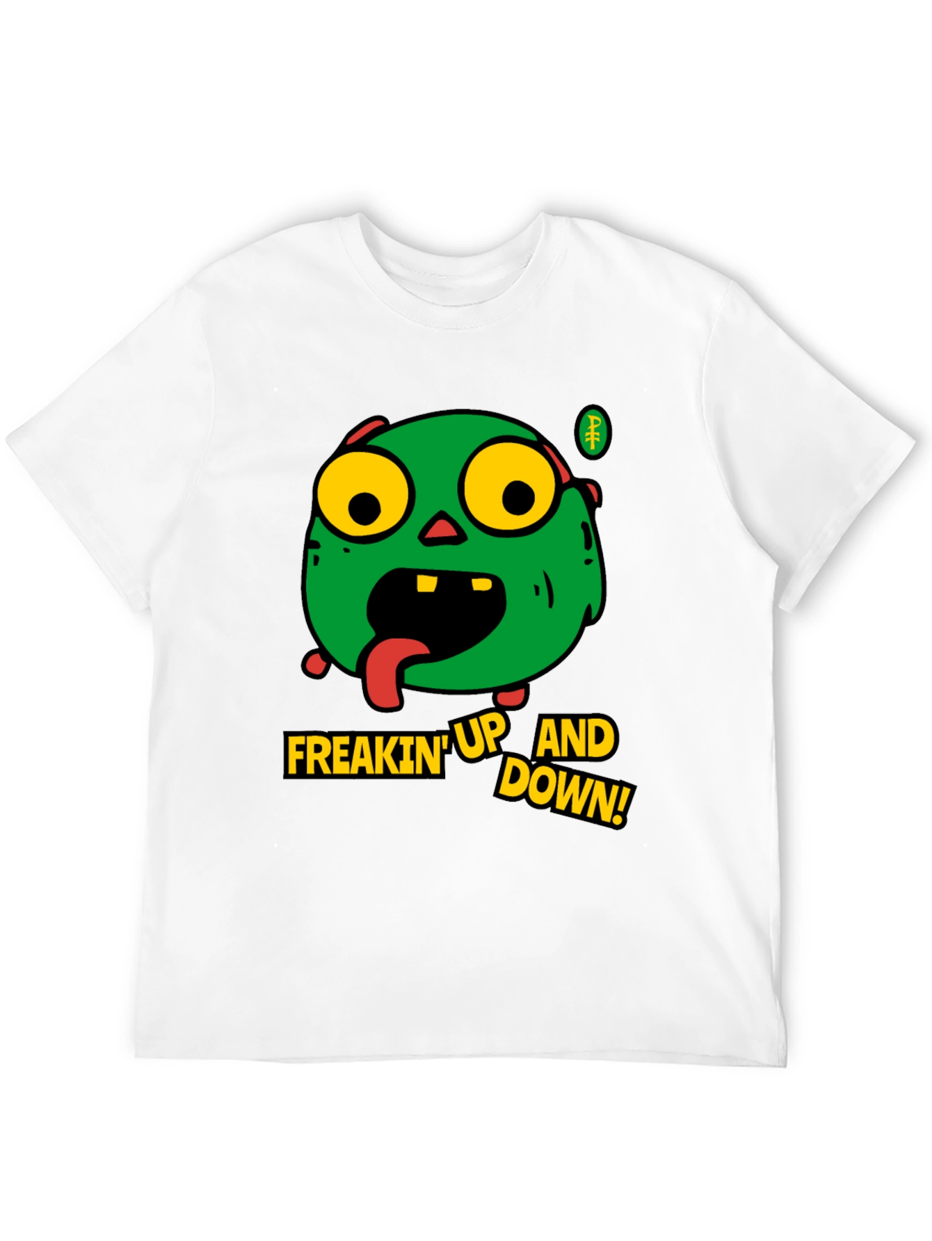 Zombie Freakin Up and Down Graphic T-Shirt