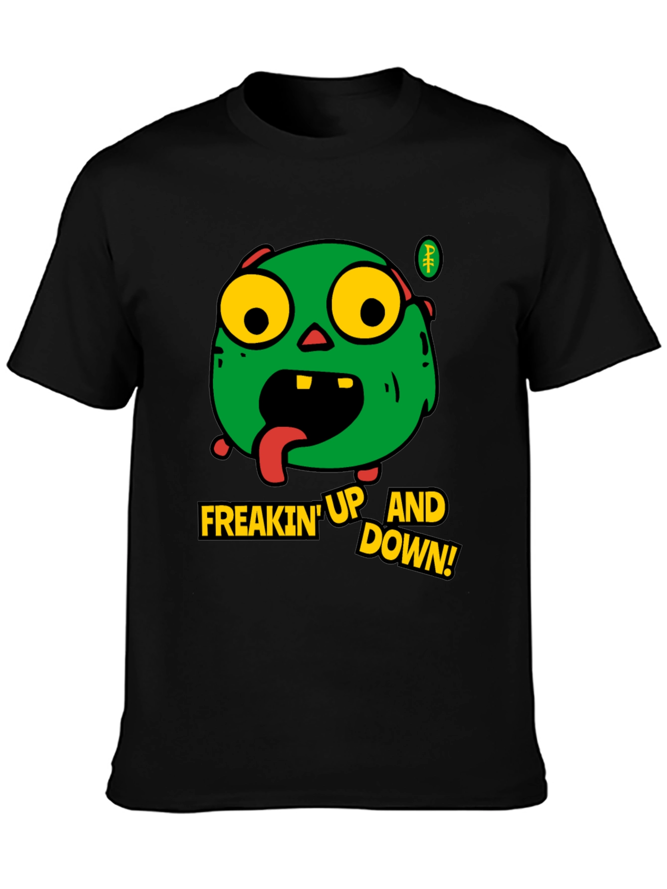 Zombie Freakin Up and Down Graphic T-Shirt