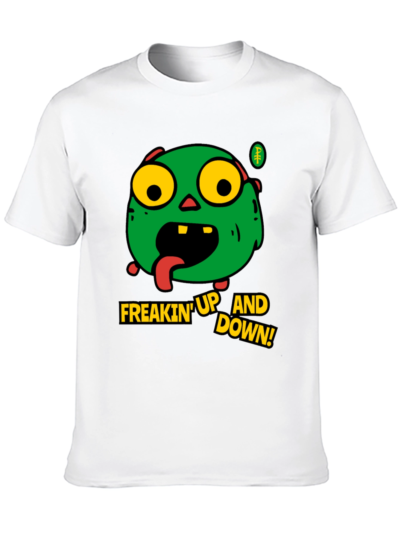 Zombie Freakin Up and Down Graphic T-Shirt