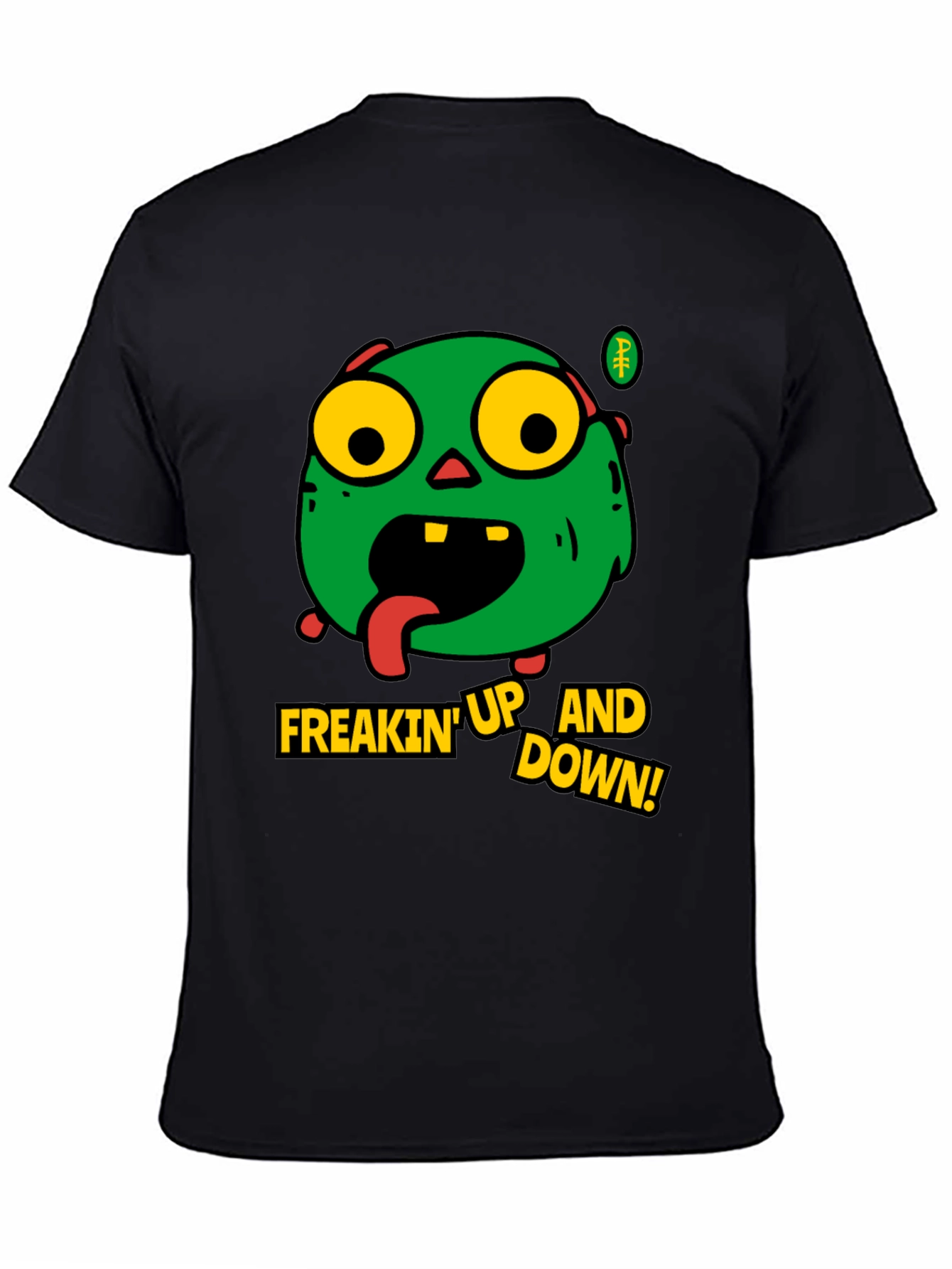 Zombie Freakin Up and Down Graphic T-Shirt
