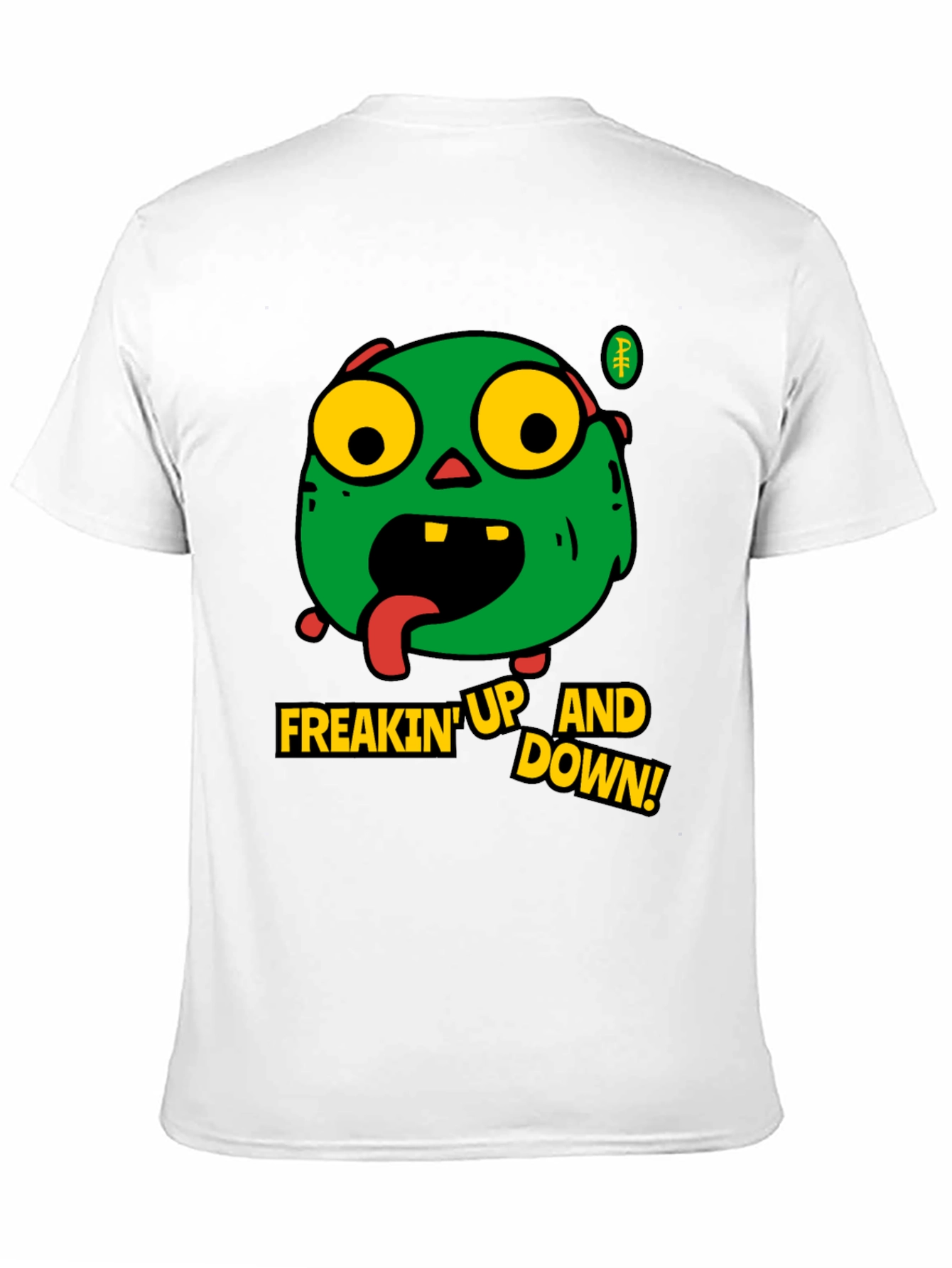 Zombie Freakin Up and Down Graphic T-Shirt