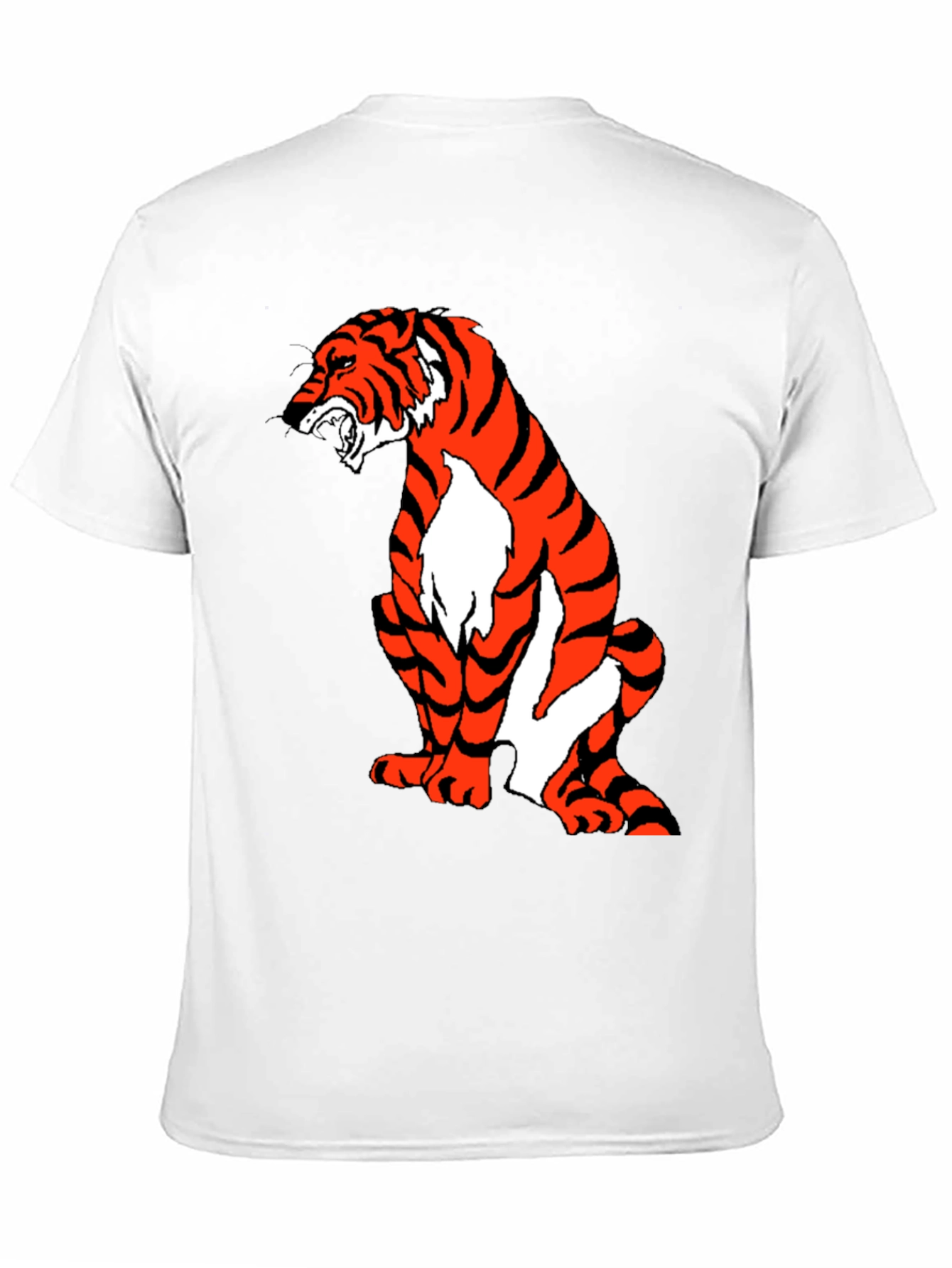 Tiger Graphic Tee - Black Short Sleeve