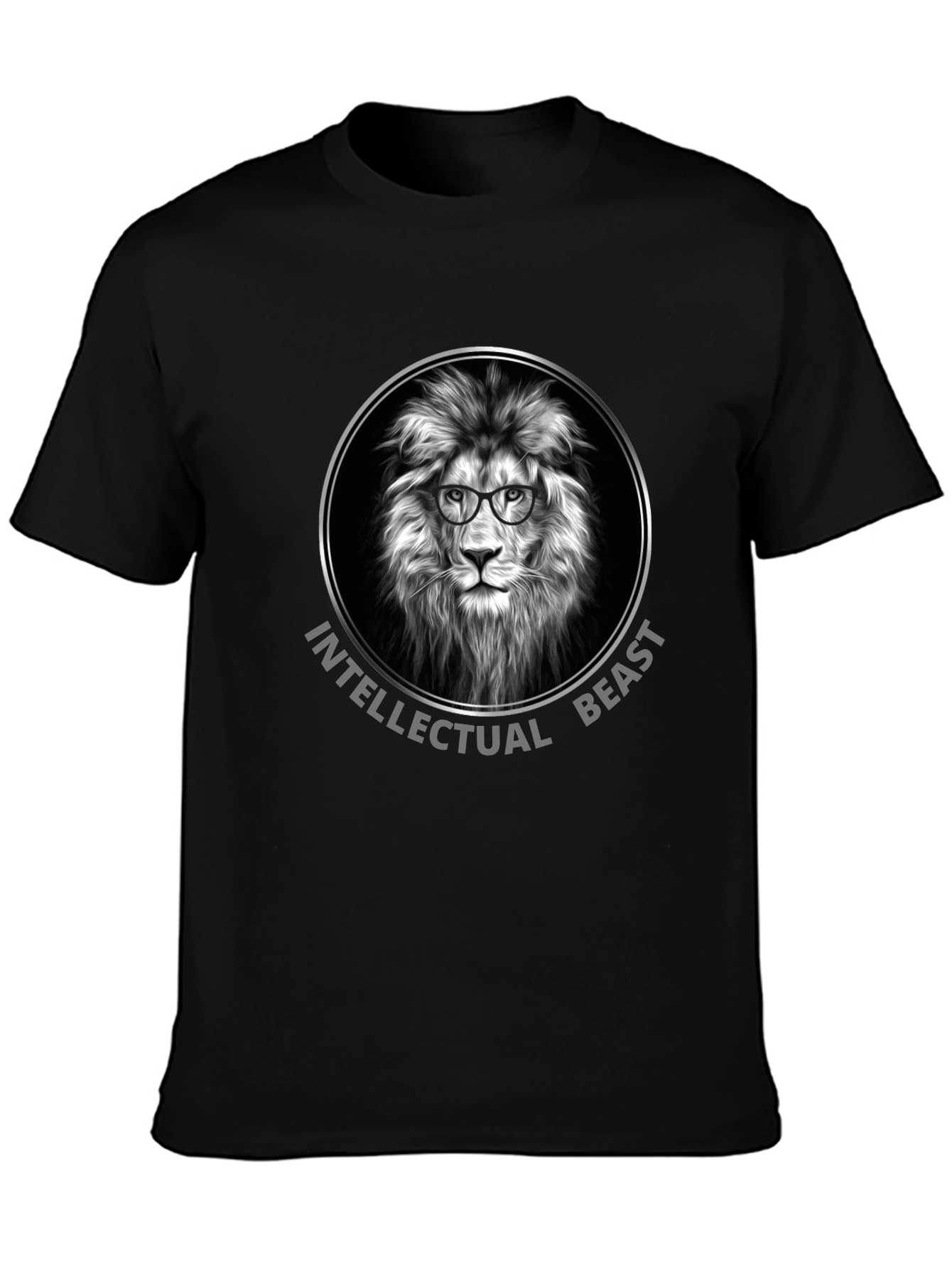 Intellectual Beast Lion Graphic Tee