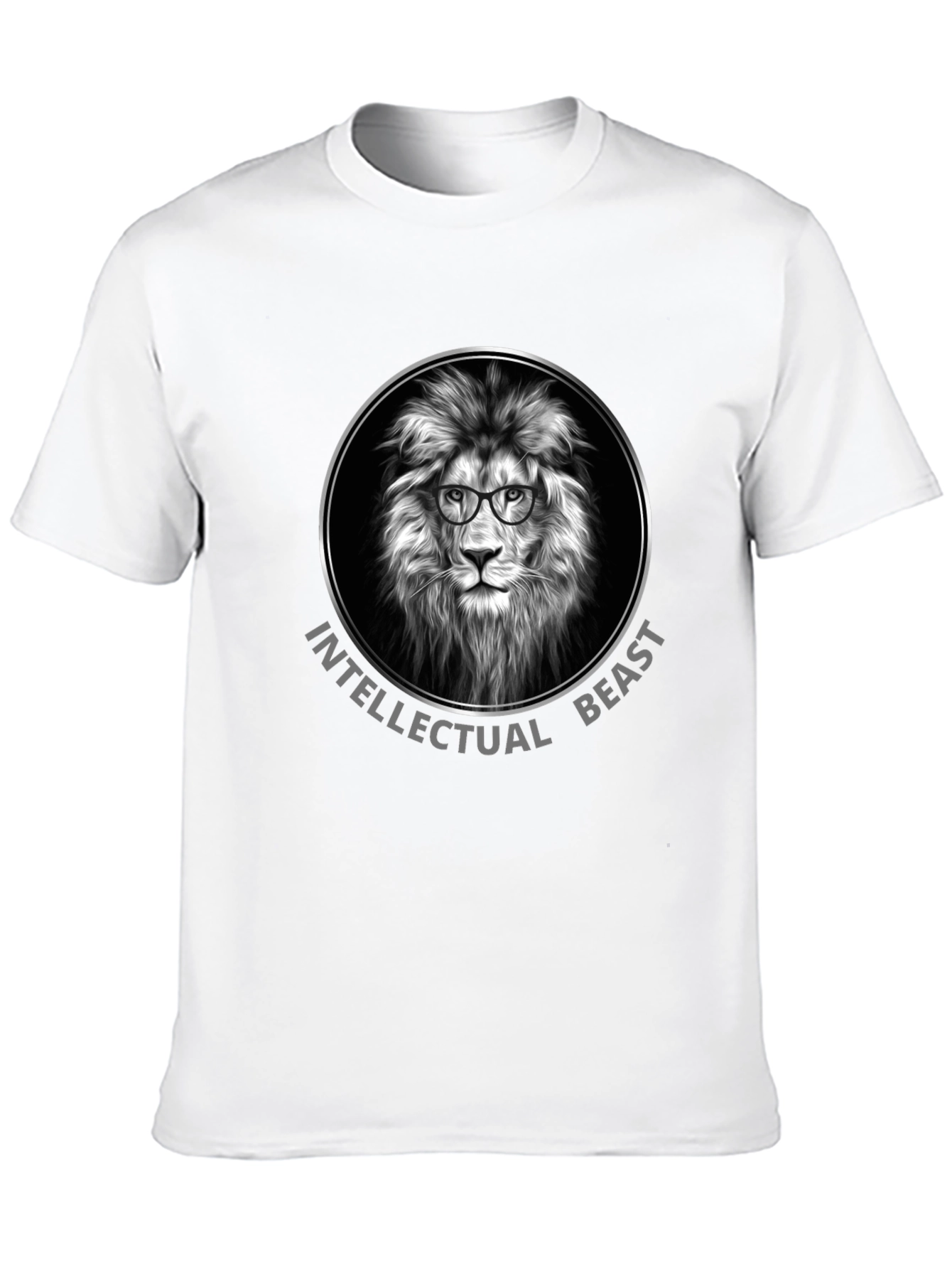 Intellectual Beast Lion Graphic Tee
