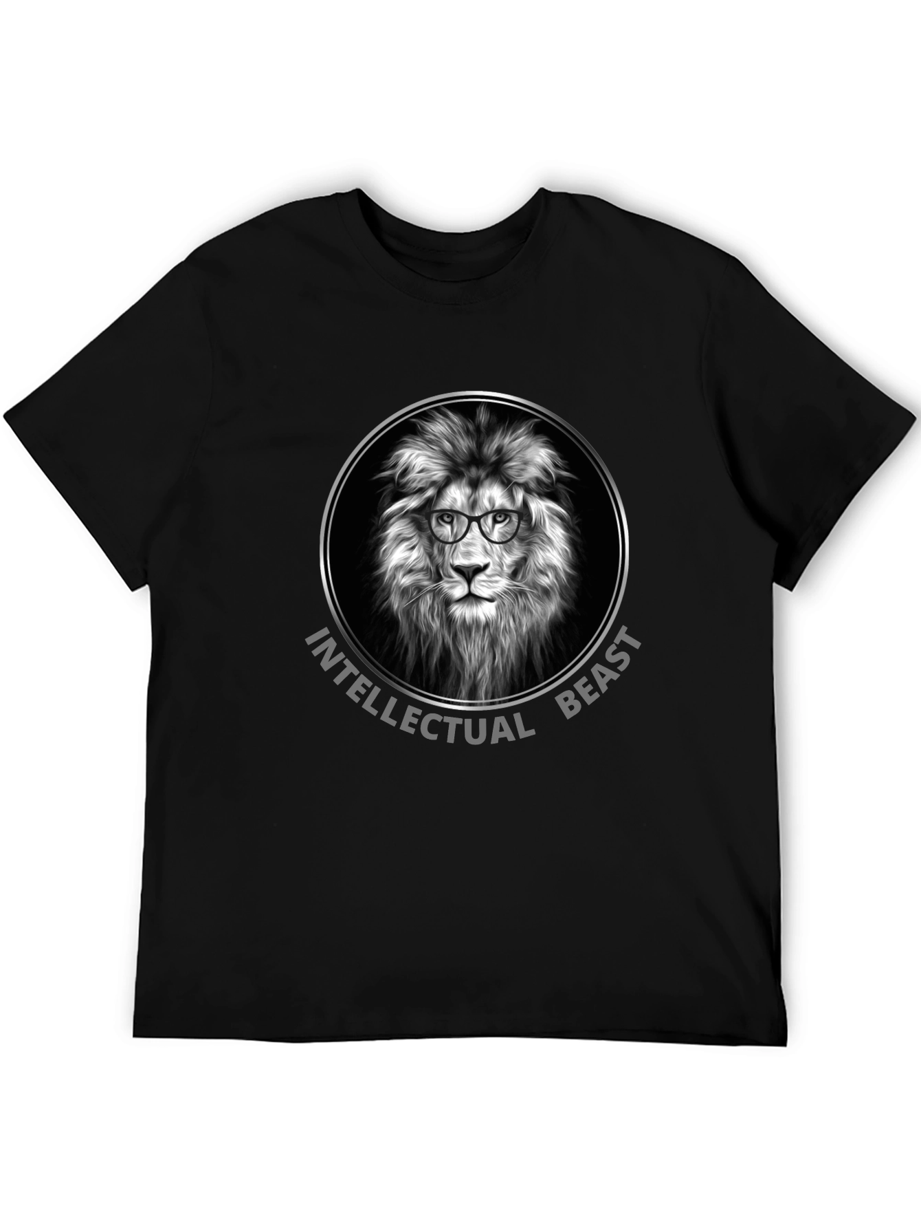 Intellectual Beast Lion Graphic Tee