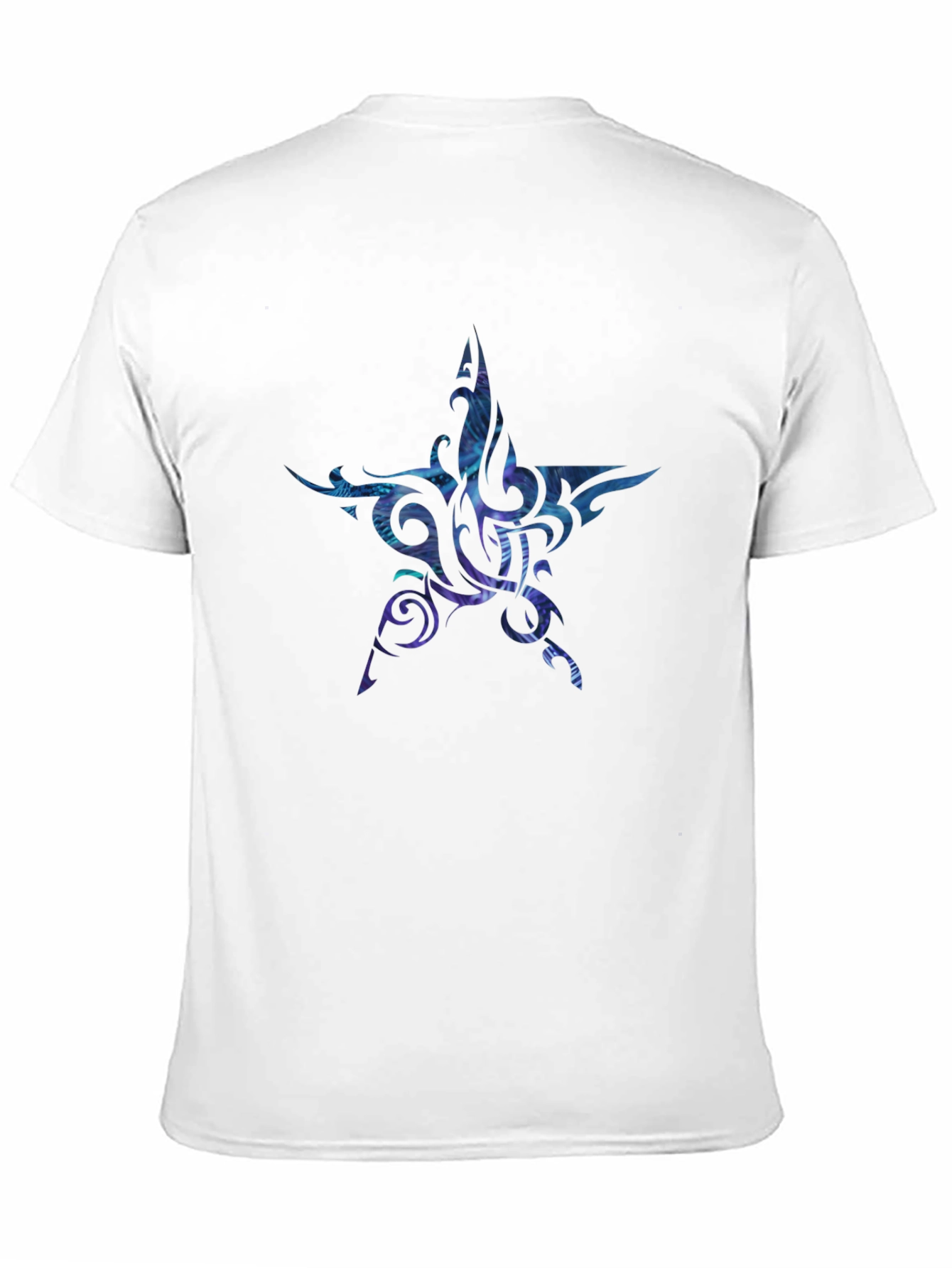 Tribal Star Graphic Black T-Shirt