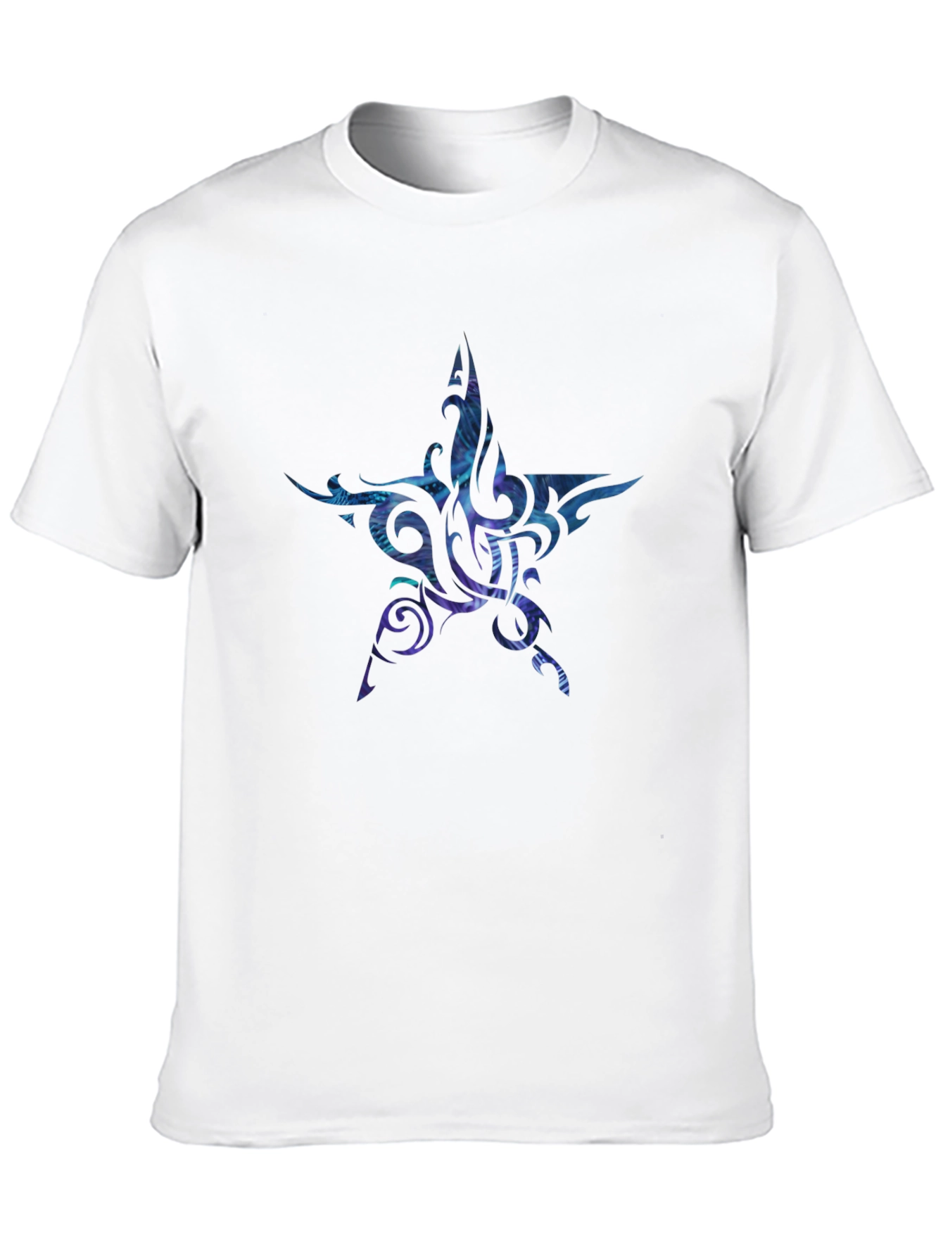 Tribal Star Graphic Black T-Shirt