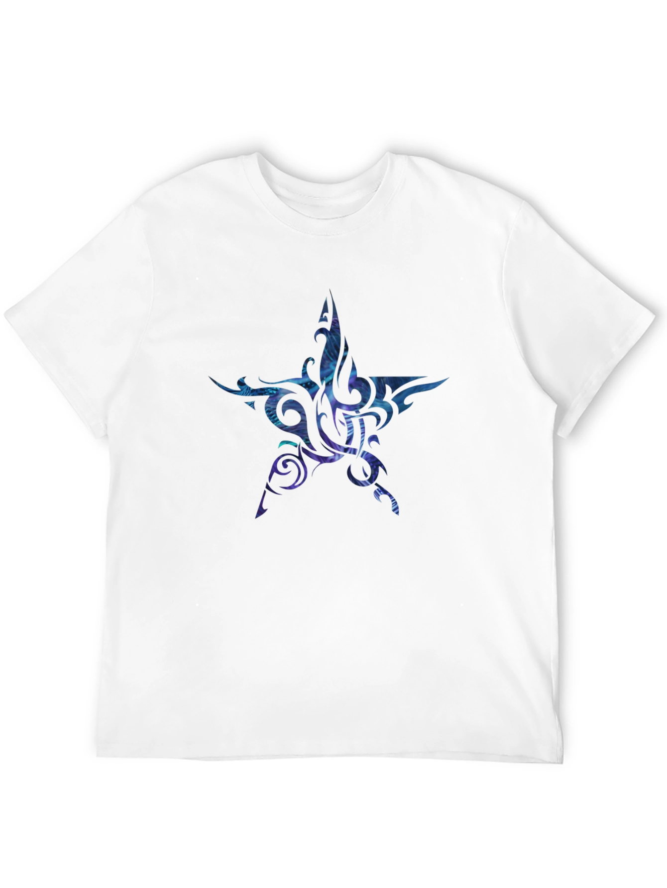 Tribal Star Graphic Black T-Shirt