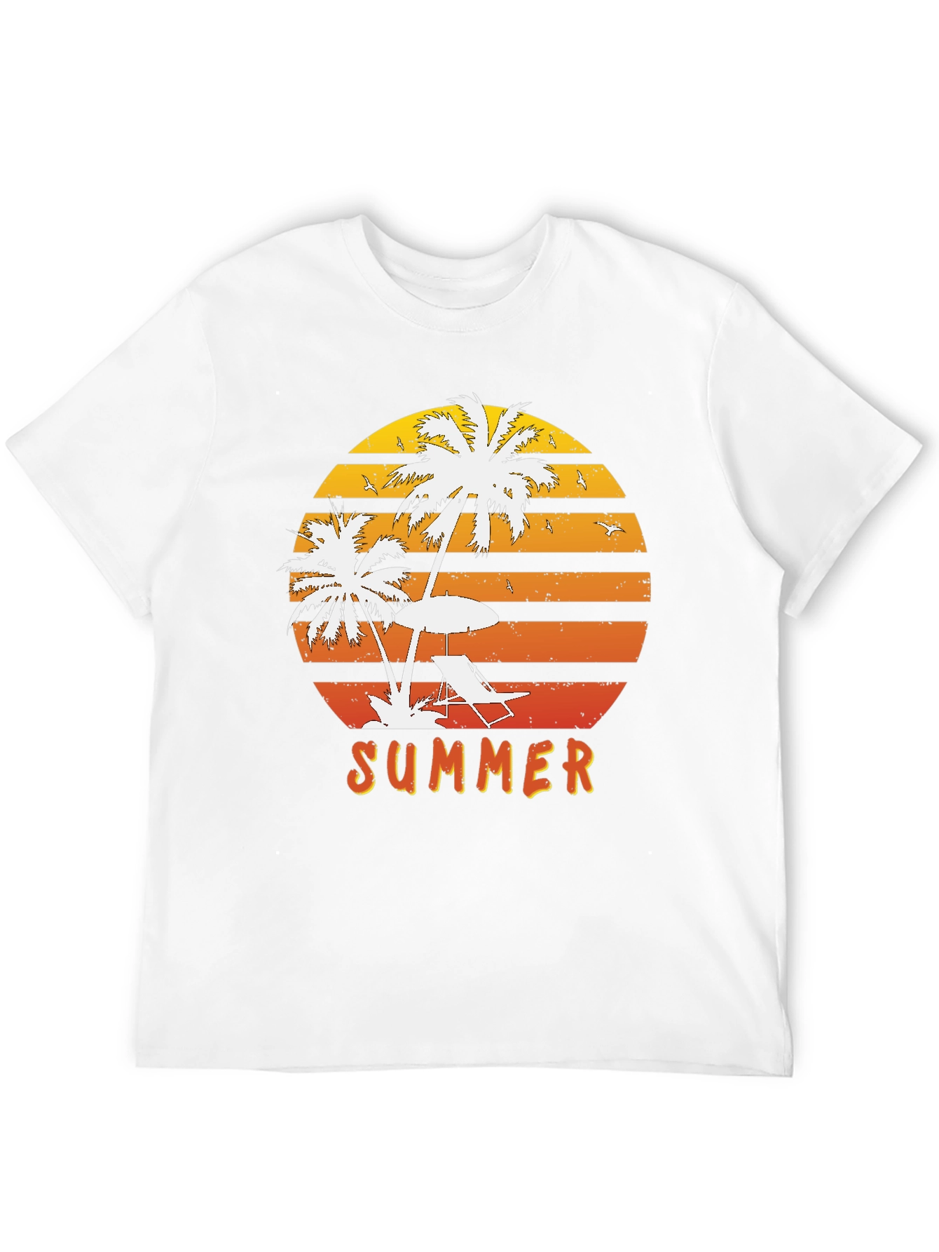 Summer Beach Sunset Graphic Tee