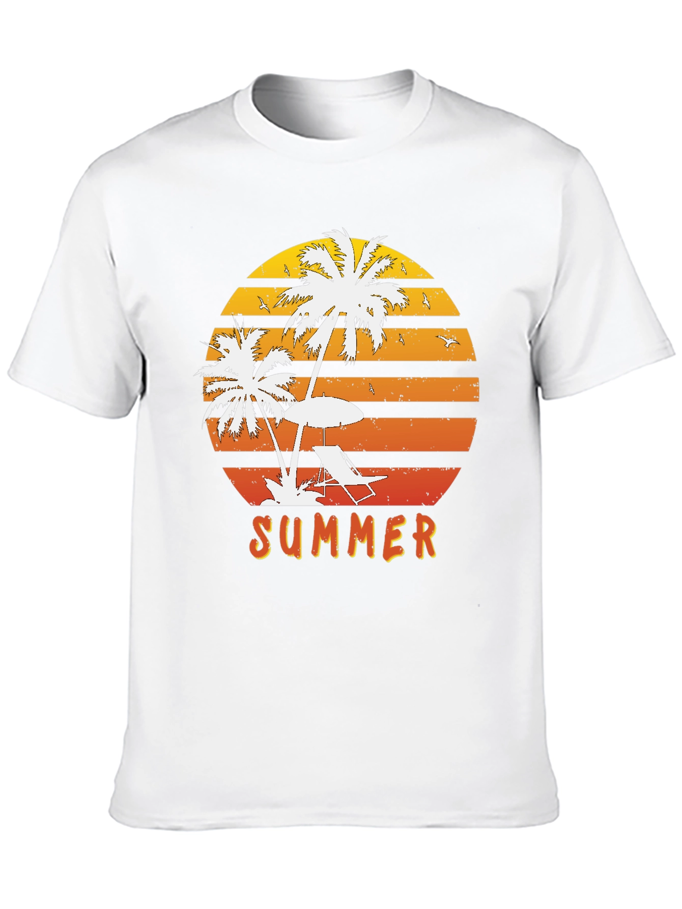 Summer Beach Sunset Graphic Tee