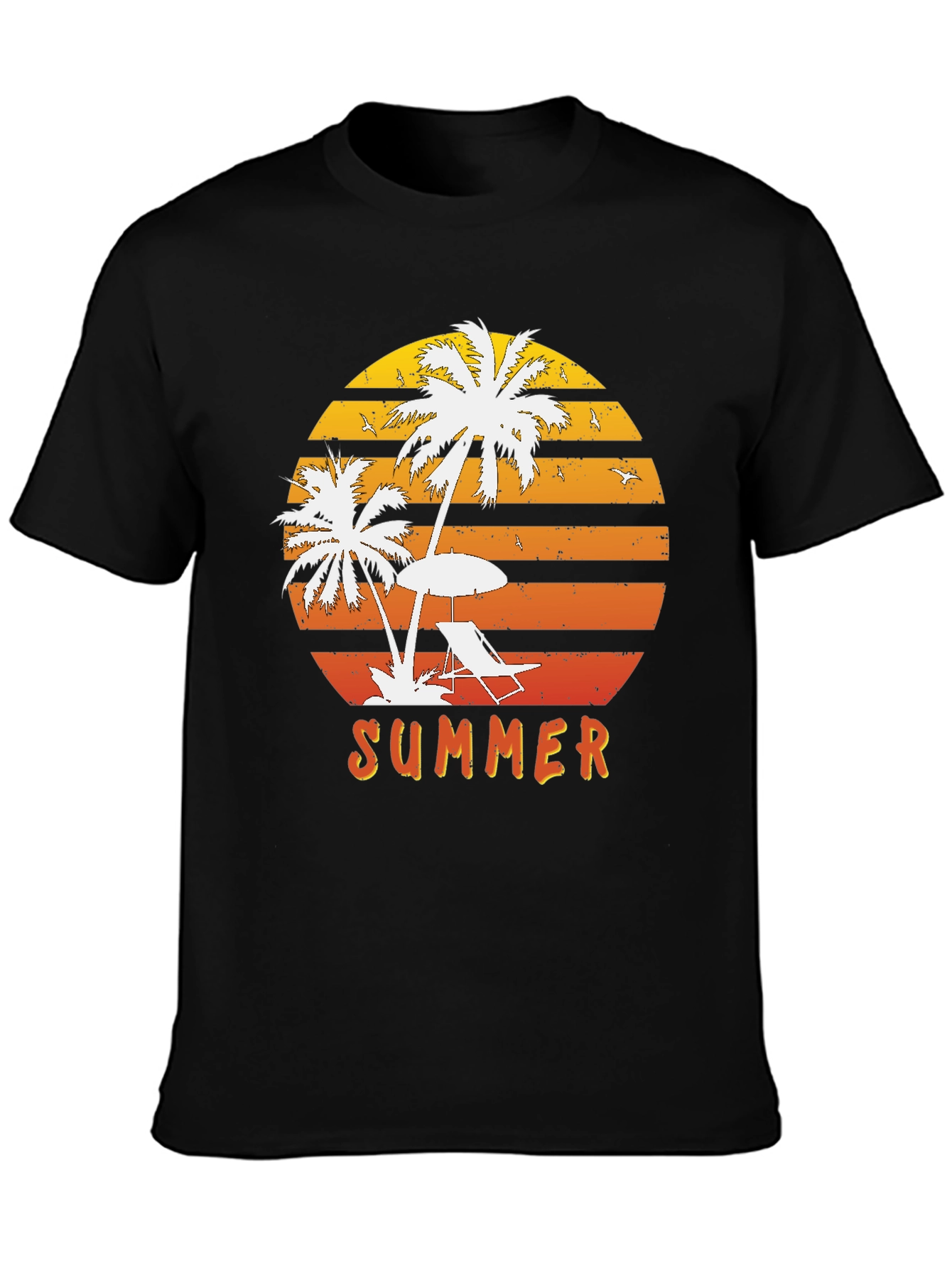Summer Beach Sunset Graphic Tee
