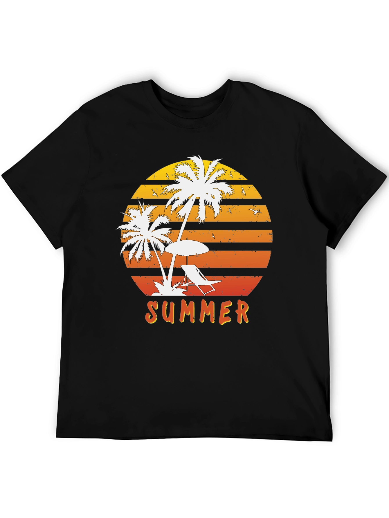 Summer Beach Sunset Graphic Tee