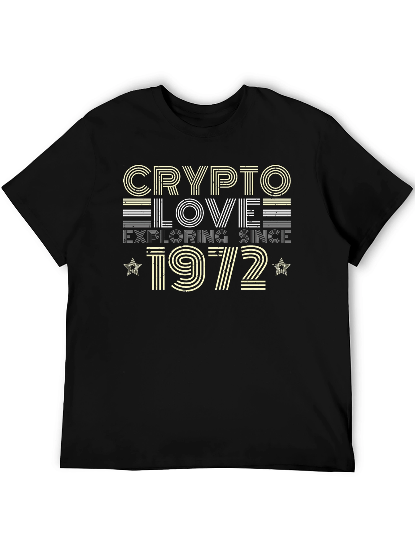 Crypto Love Exploring Since 1972 T-Shirt