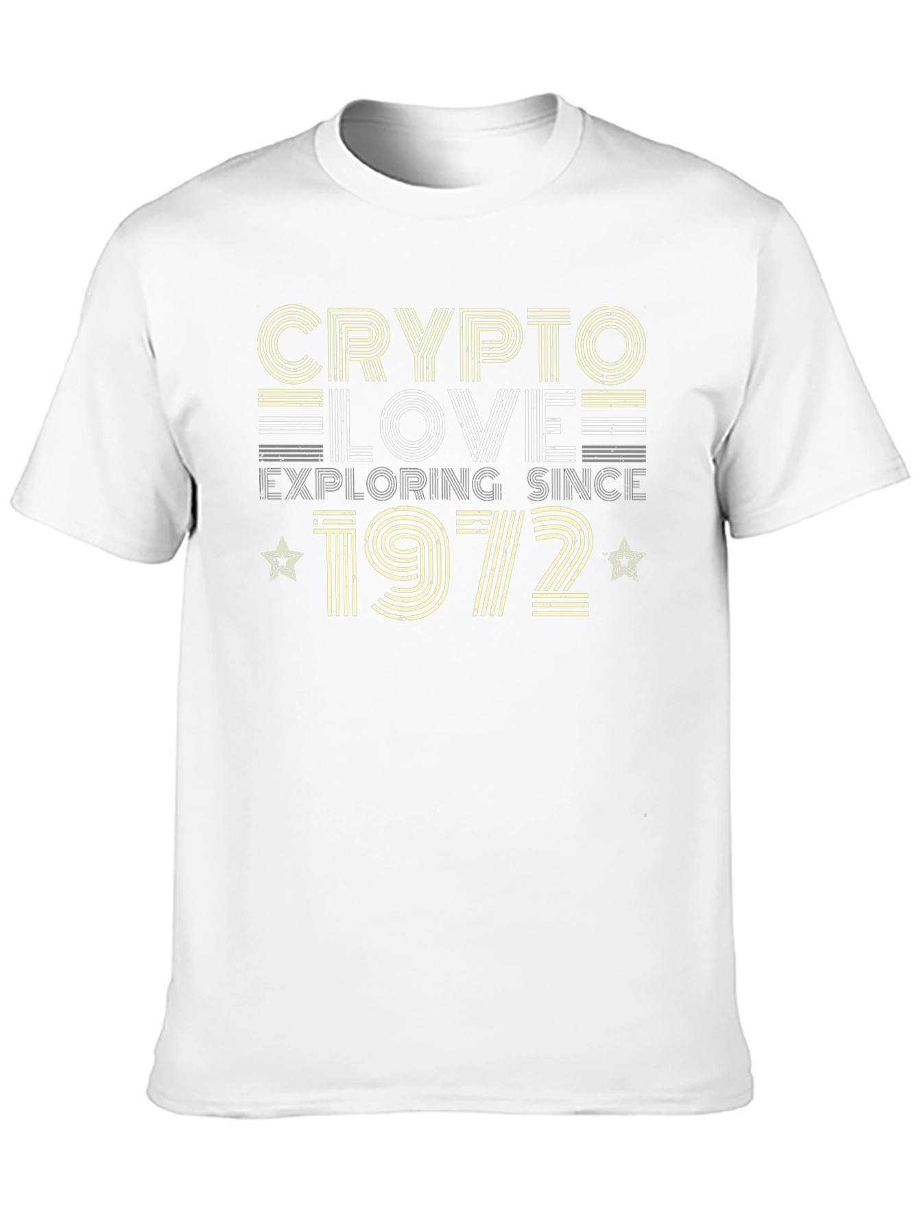 Crypto Love Exploring Since 1972 T-Shirt