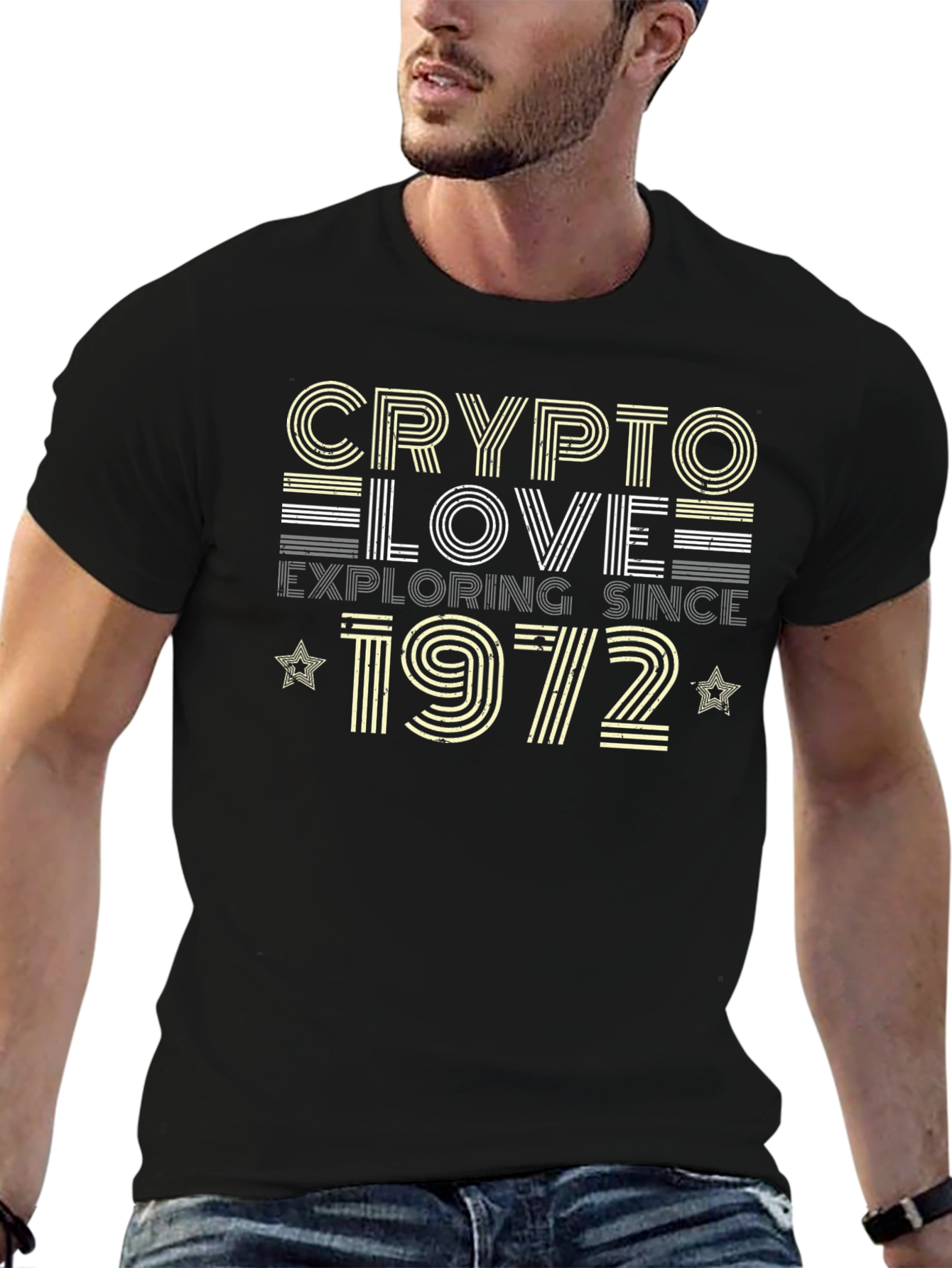Crypto Love Exploring Since 1972 T-Shirt
