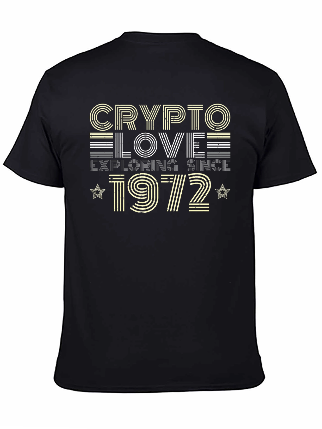 Crypto Love Exploring Since 1972 T-Shirt