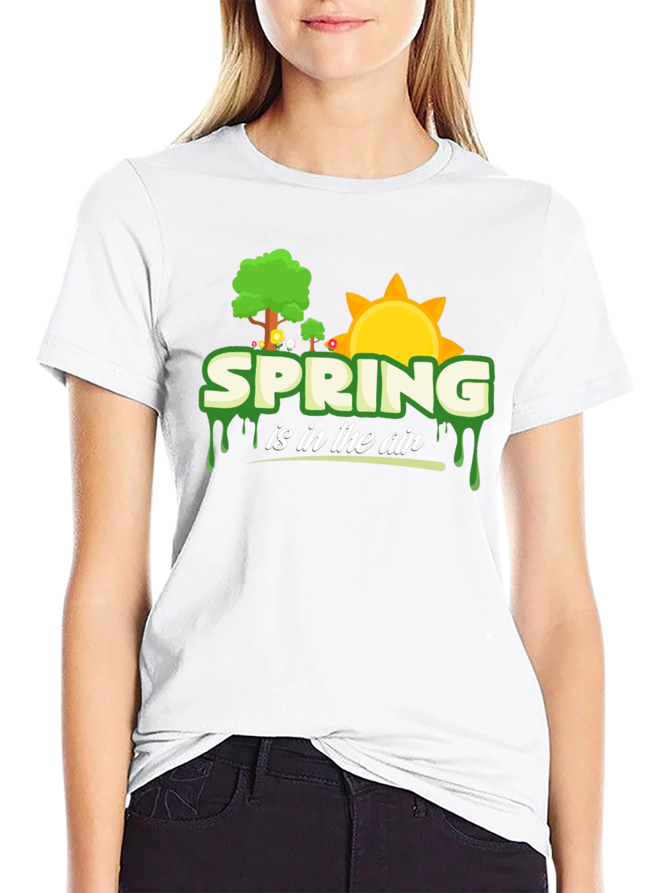 Spring is in the Air T-Shirt Black