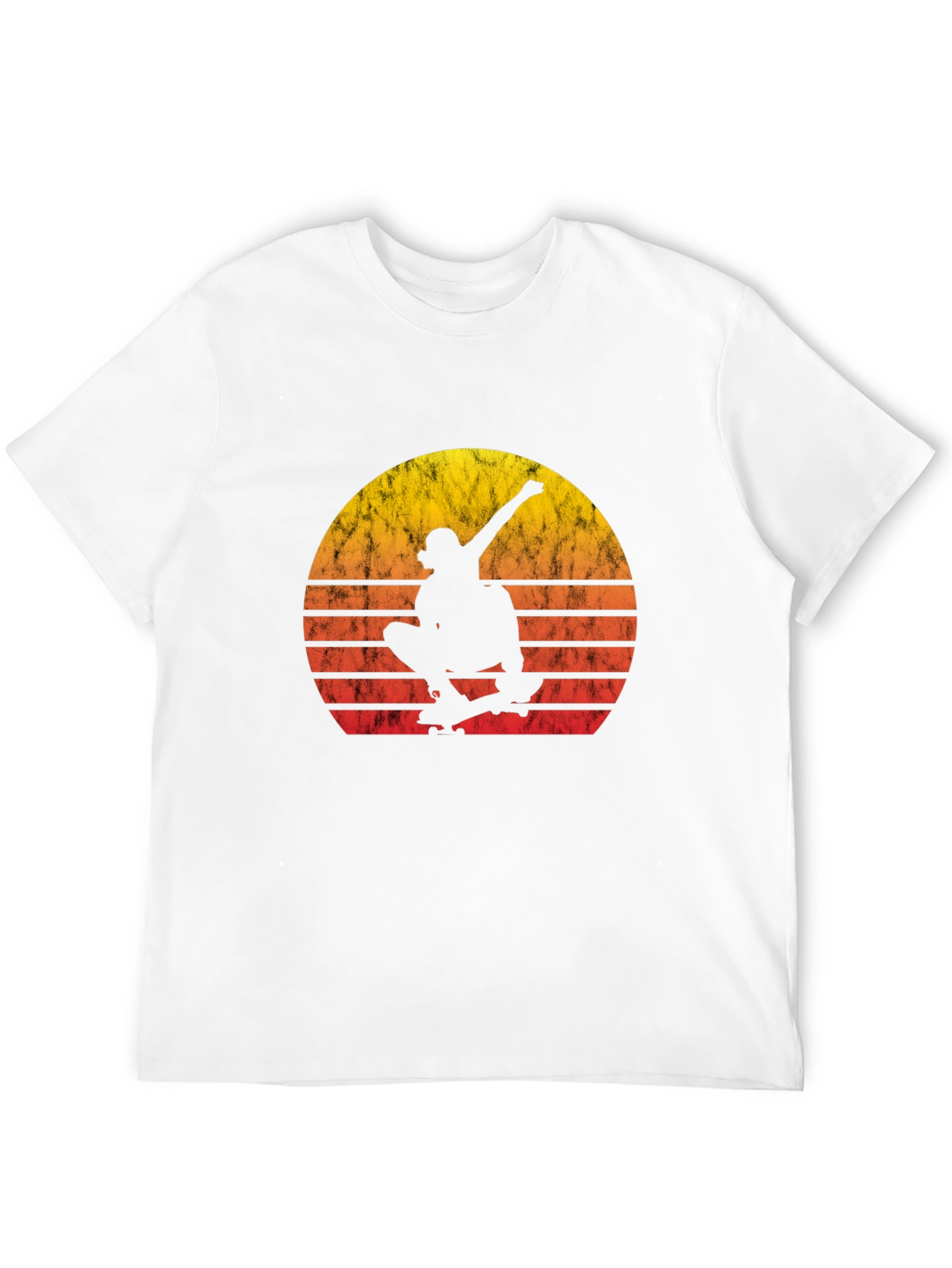 Skateboarder Sunset Graphic T-Shirt