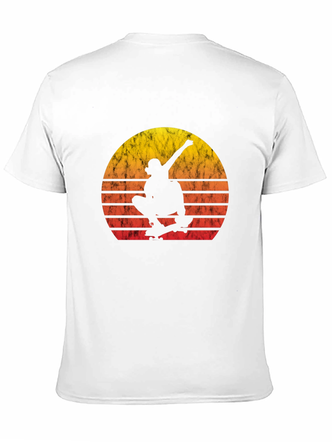 Skateboarder Sunset Graphic T-Shirt