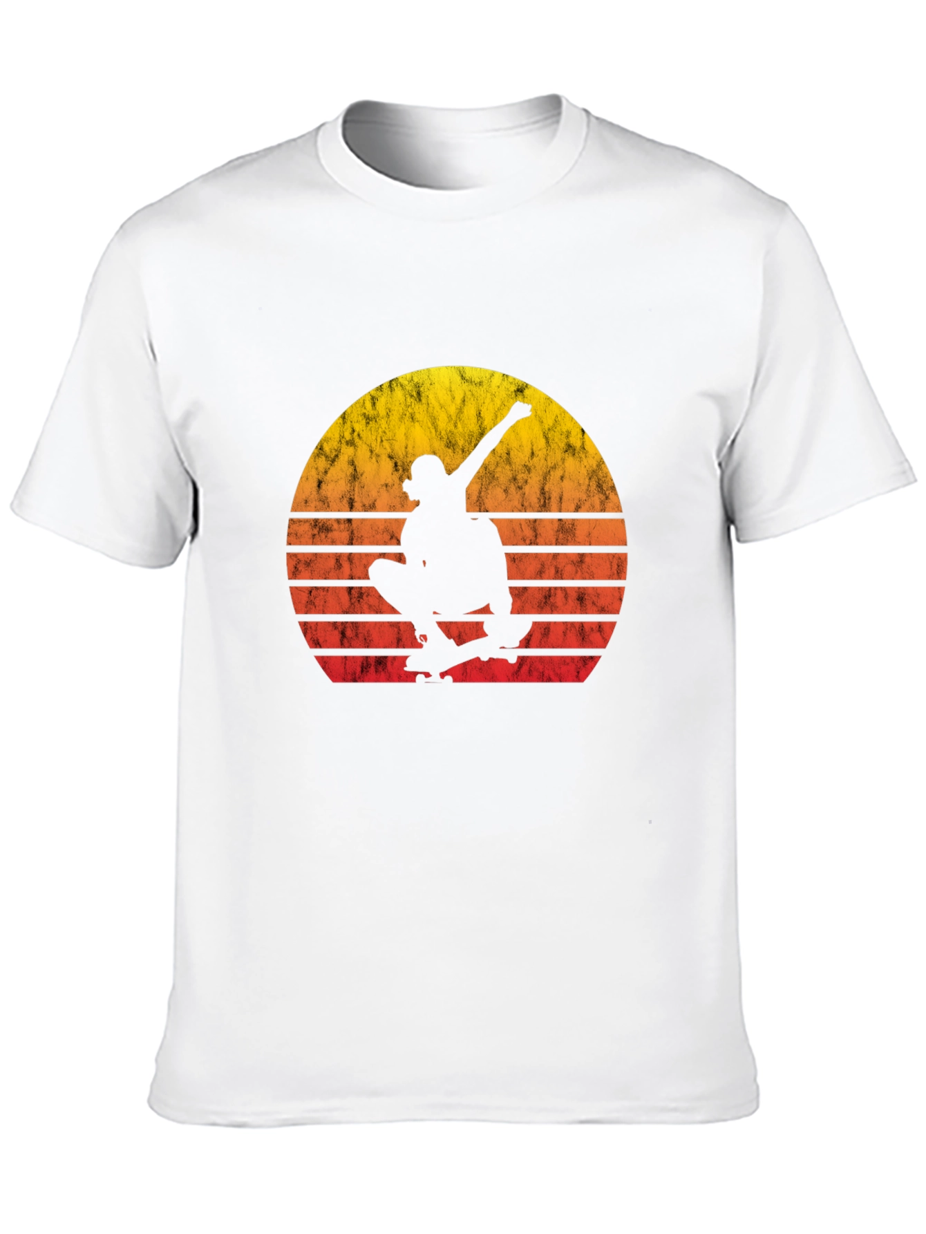 Skateboarder Sunset Graphic T-Shirt