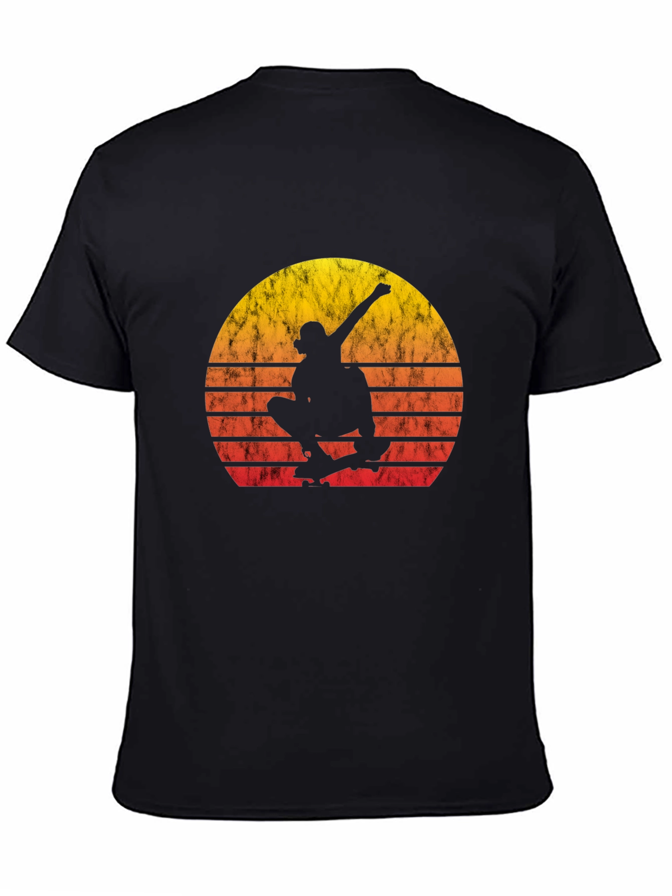 Skateboarder Sunset Graphic T-Shirt