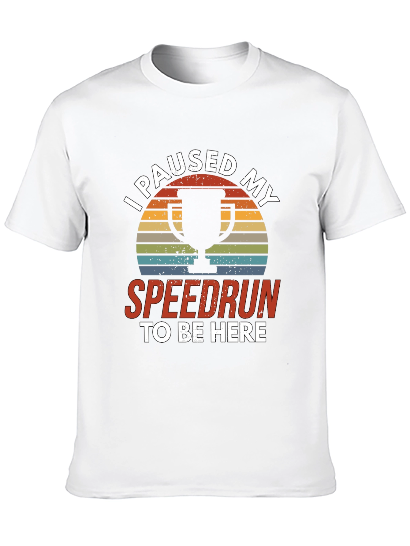 I Paused My Speedrun T-Shirt - Gamer Tee