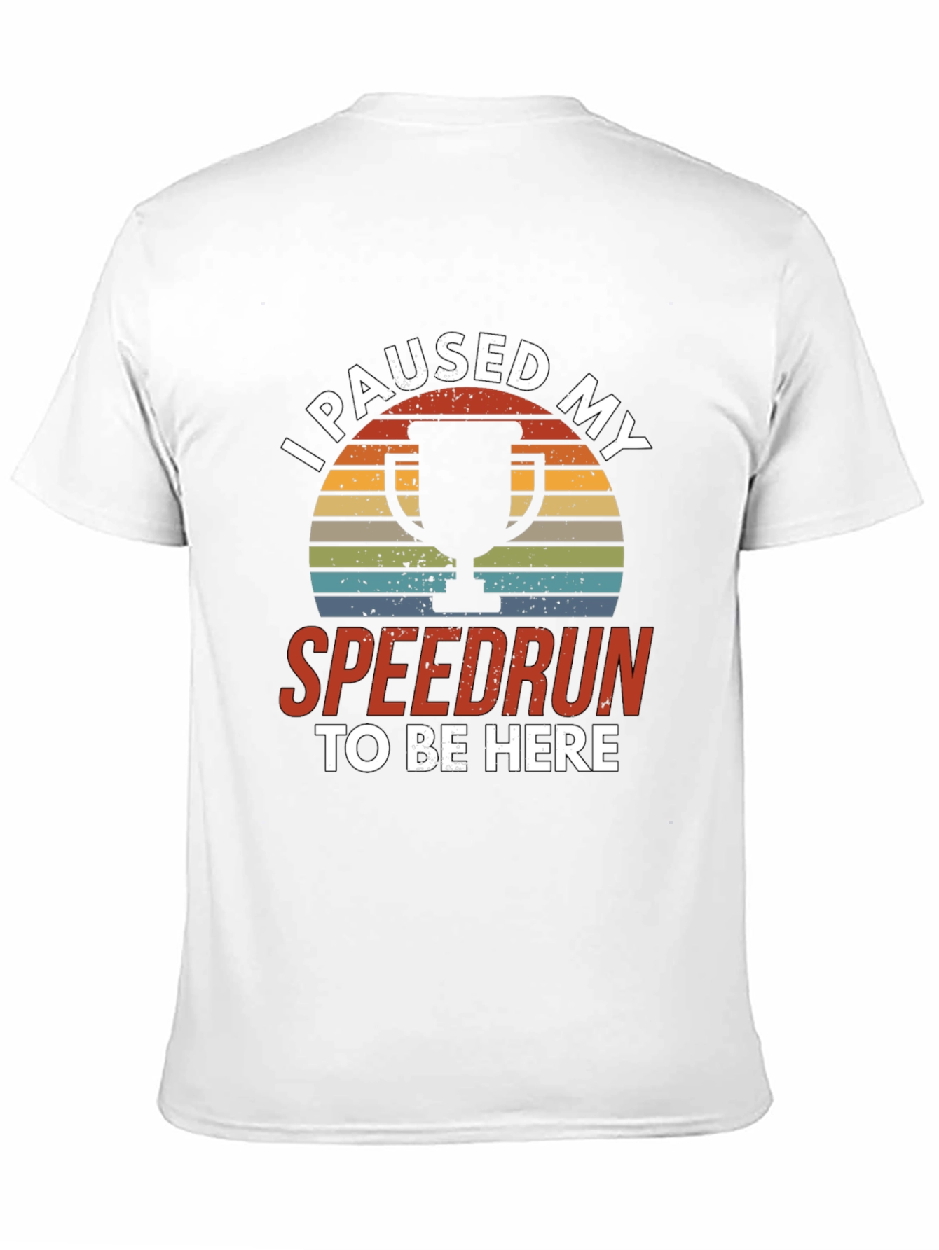 I Paused My Speedrun T-Shirt - Gamer Tee