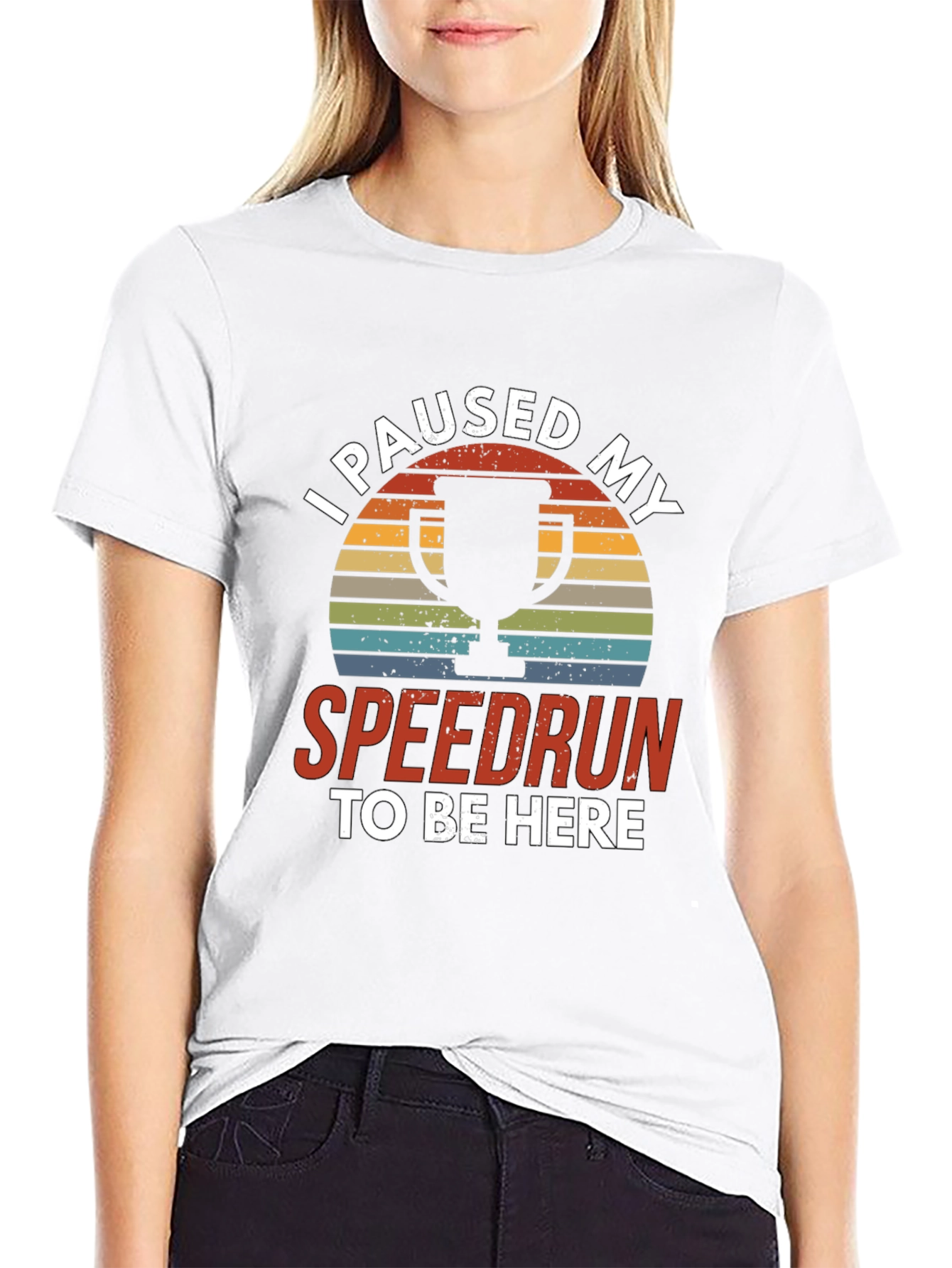 I Paused My Speedrun T-Shirt - Gamer Tee