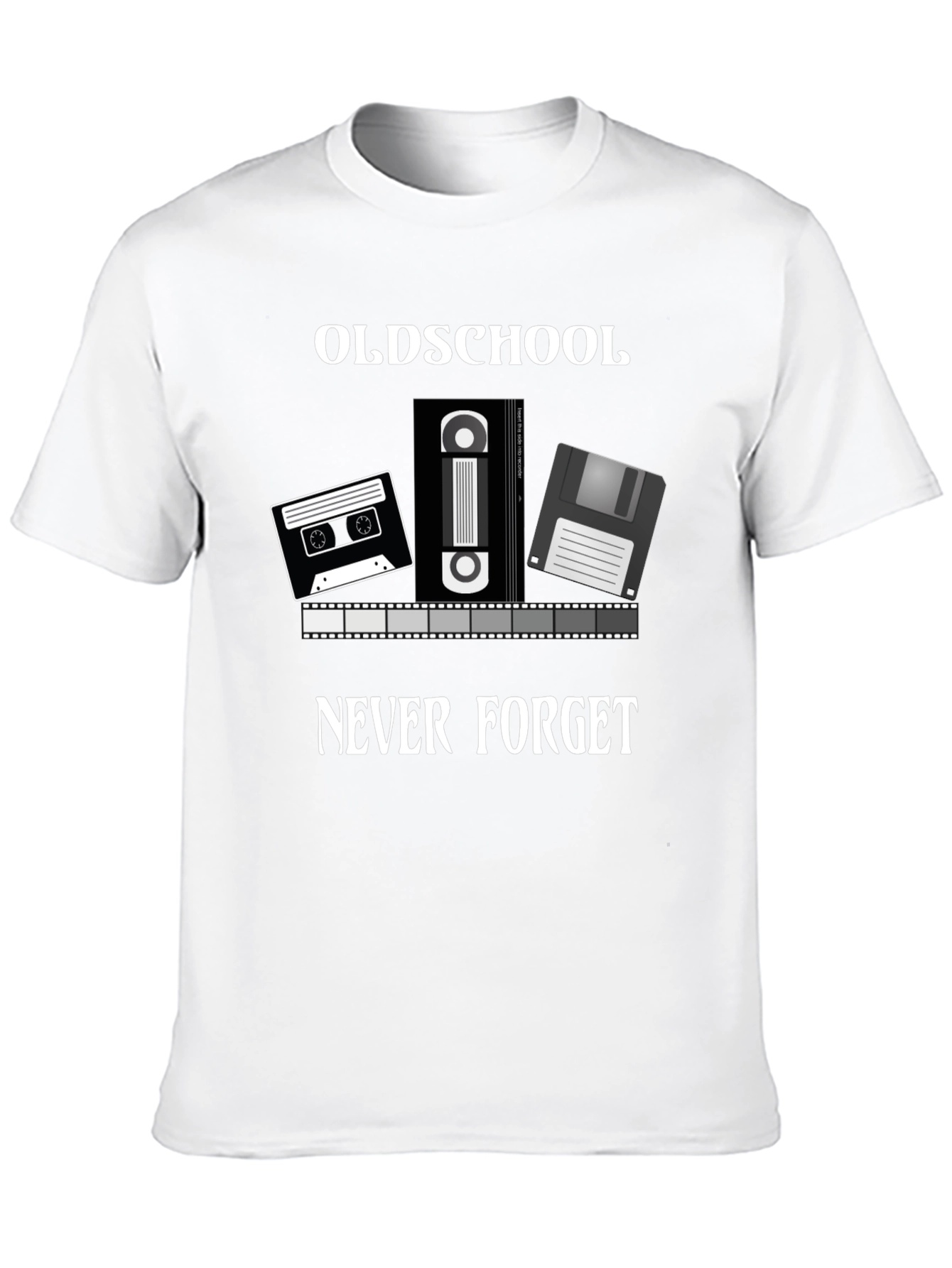 Oldschool Never Forget T-Shirt - Retro Media