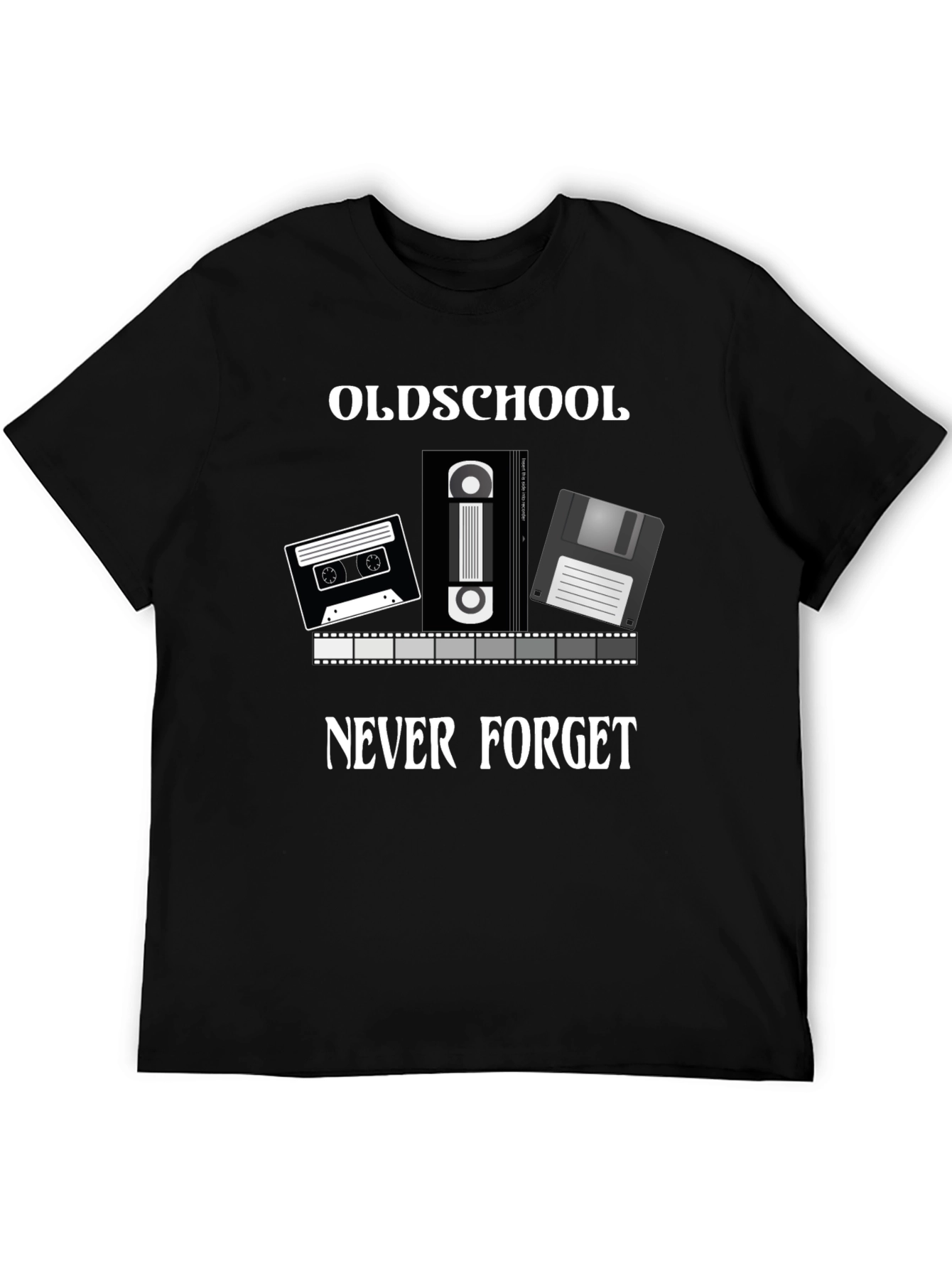 Oldschool Never Forget T-Shirt - Retro Media