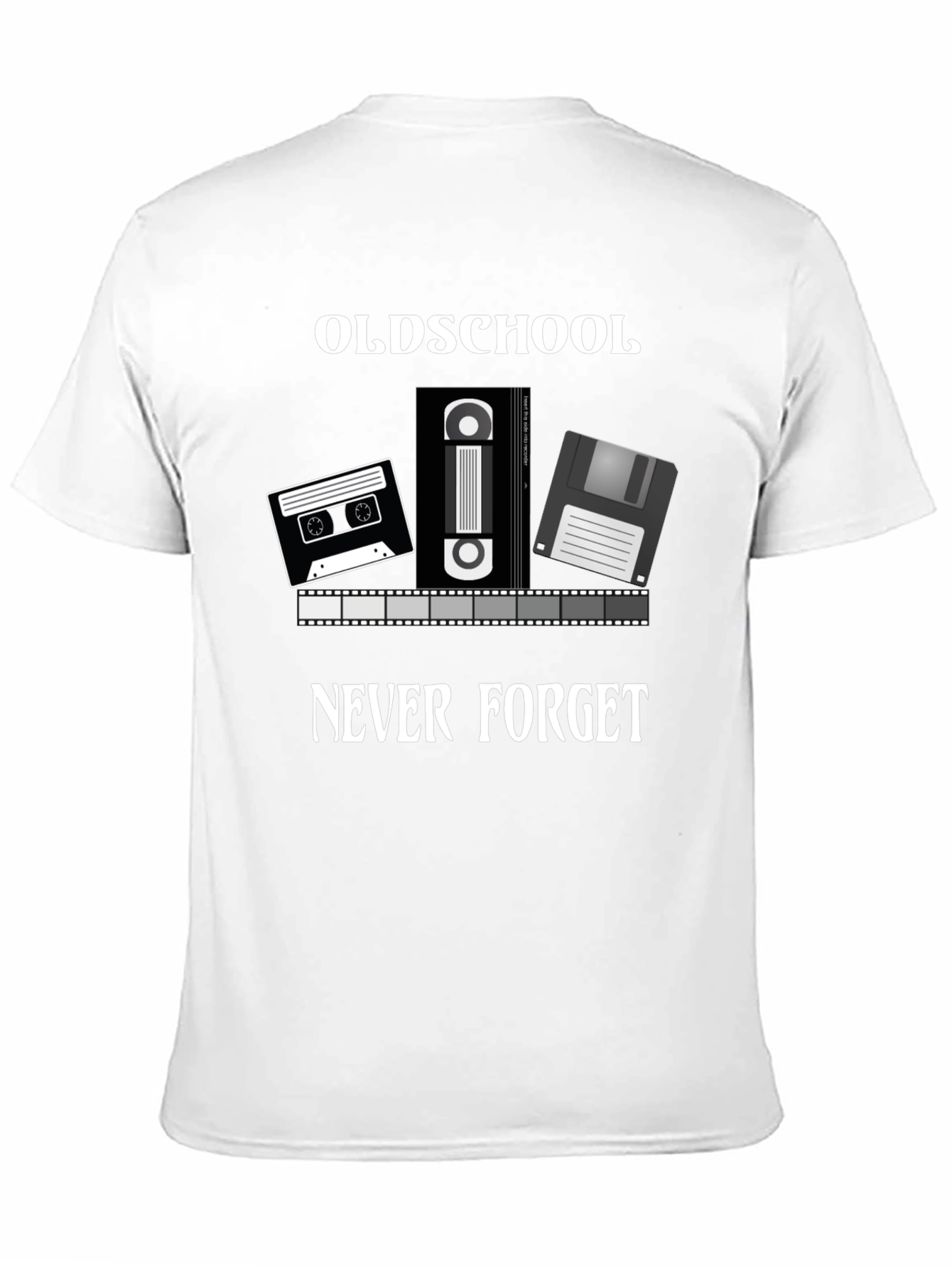 Oldschool Never Forget T-Shirt - Retro Media