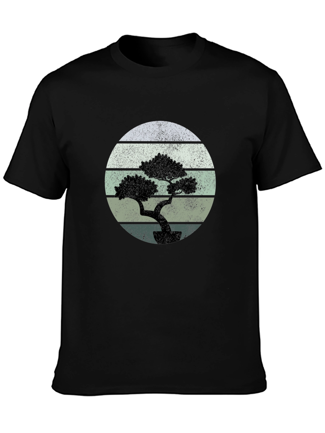 Bonsai Tree Graphic Tee - Retro Style