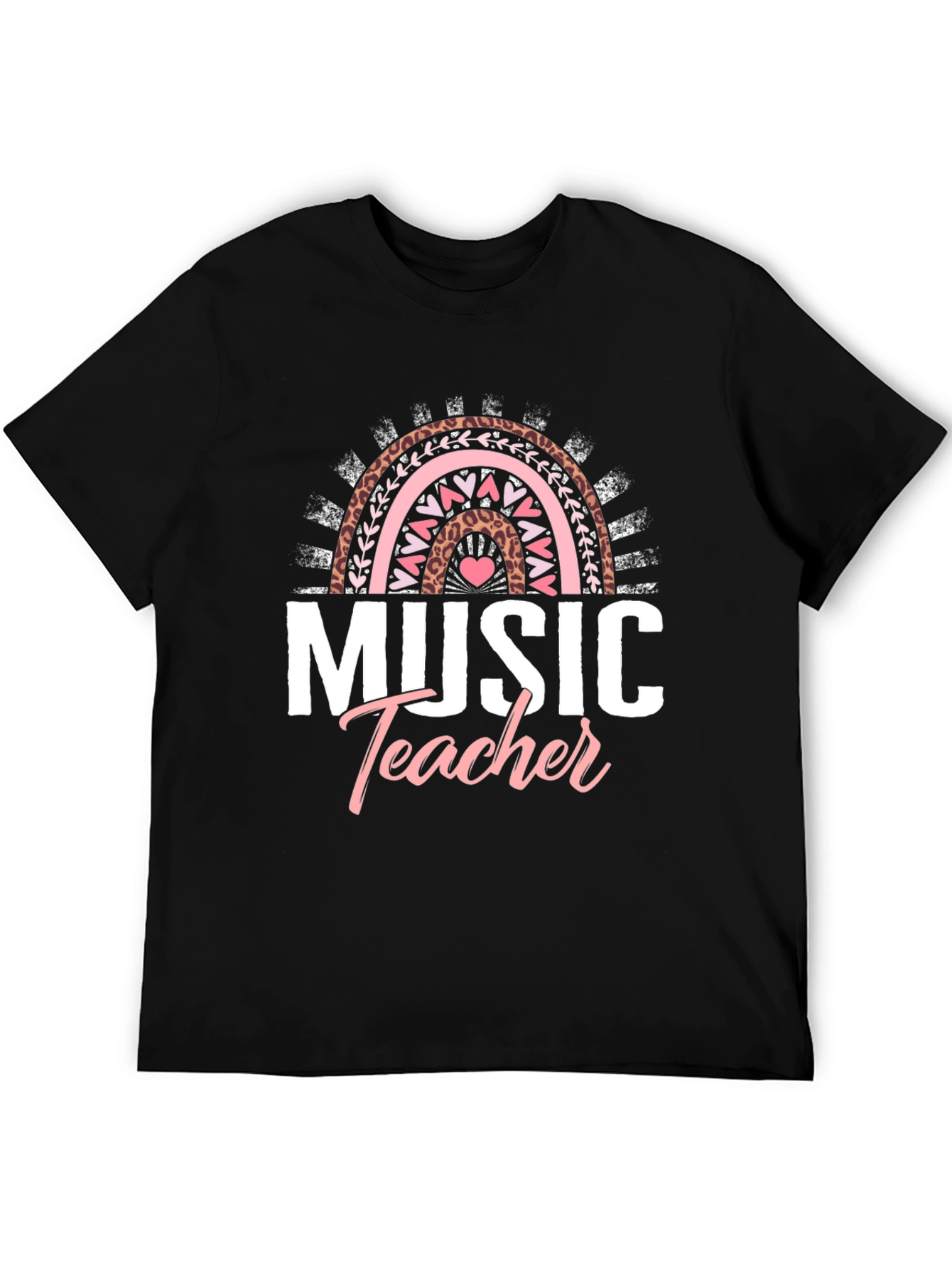 Music Teacher Rainbow T-Shirt