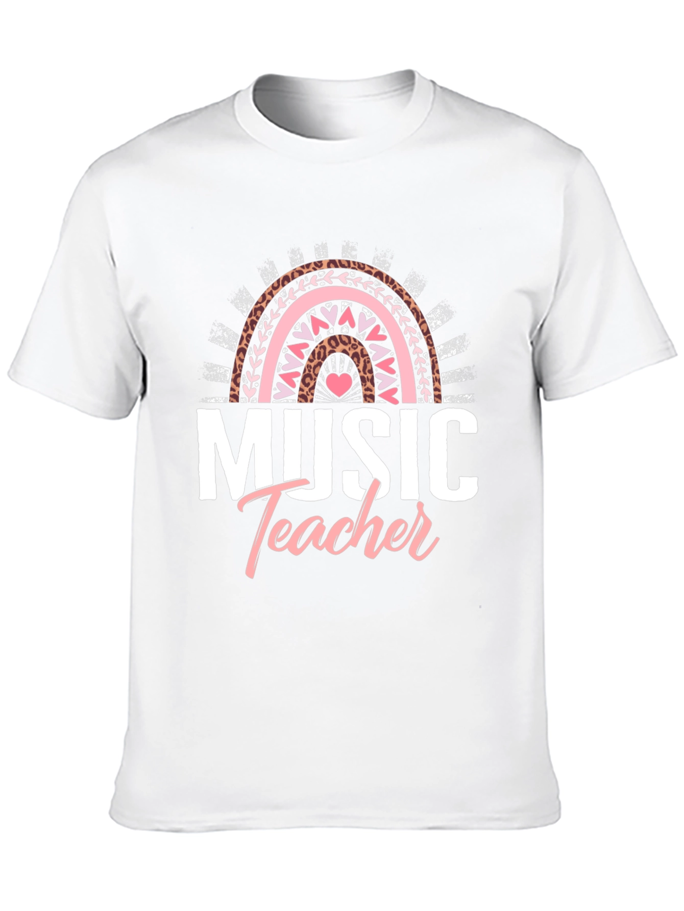 Music Teacher Rainbow T-Shirt
