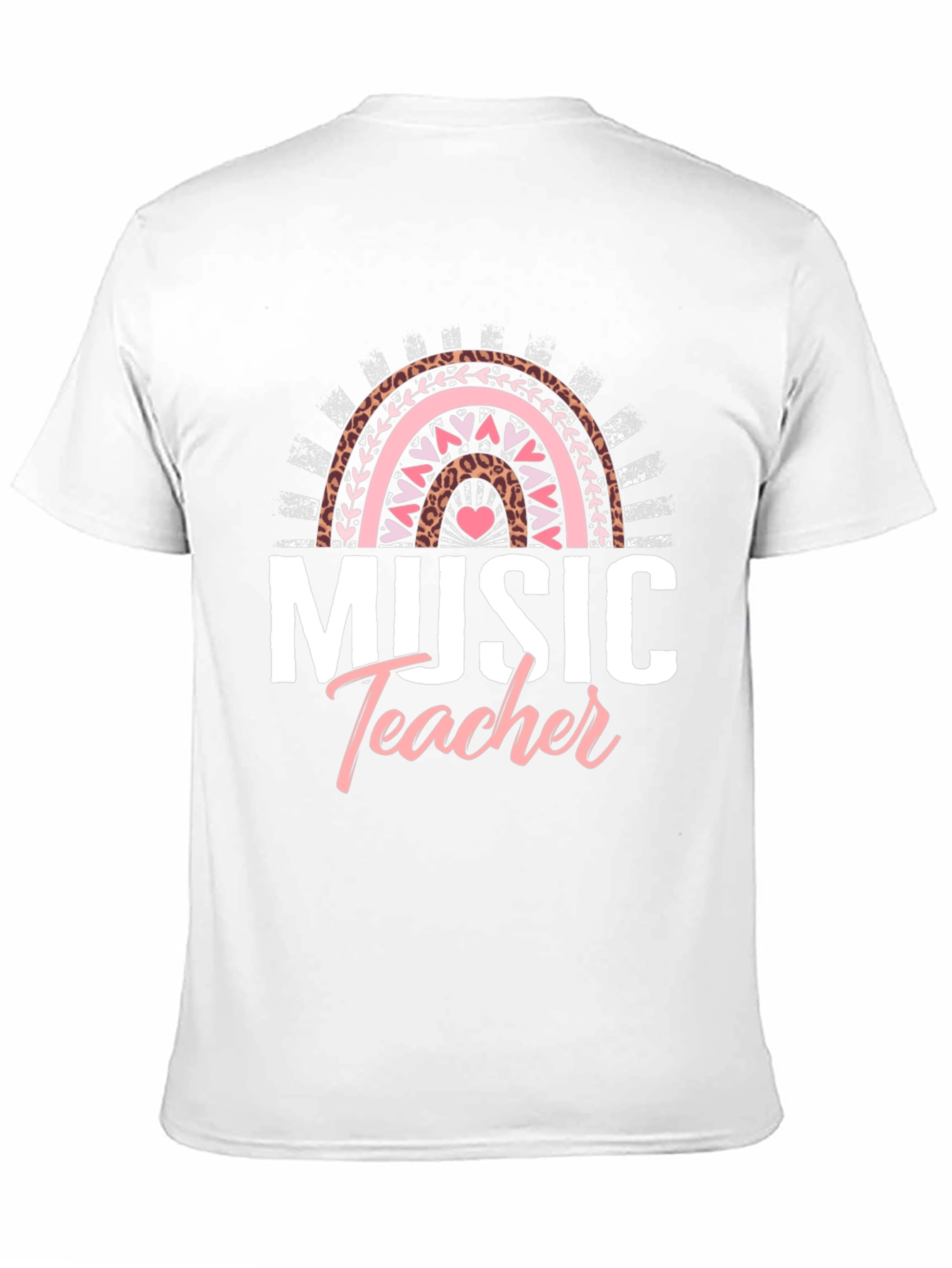 Music Teacher Rainbow T-Shirt