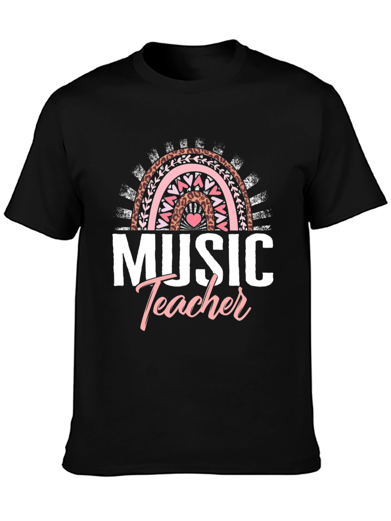 Music Teacher Rainbow T-Shirt