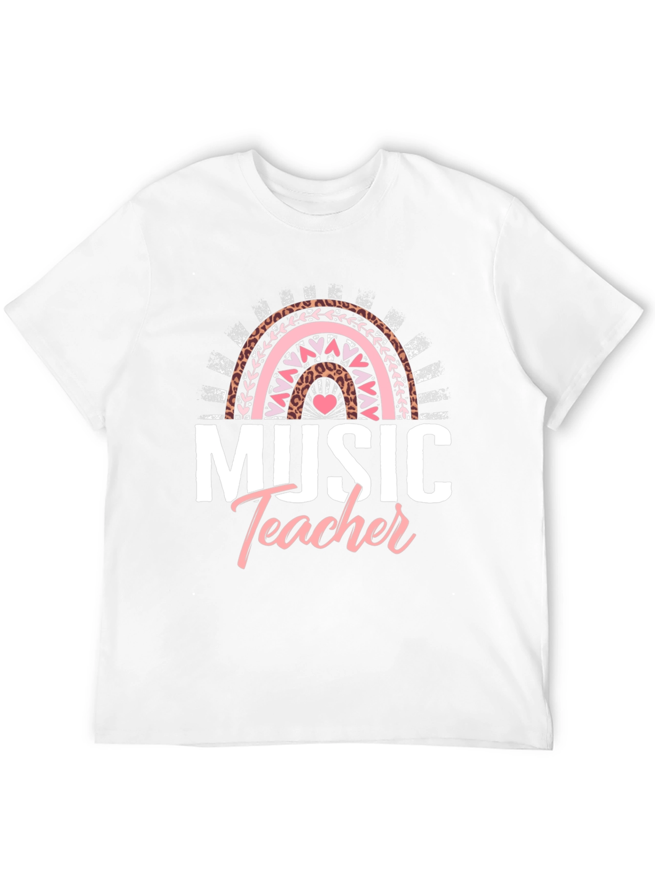 Music Teacher Rainbow T-Shirt