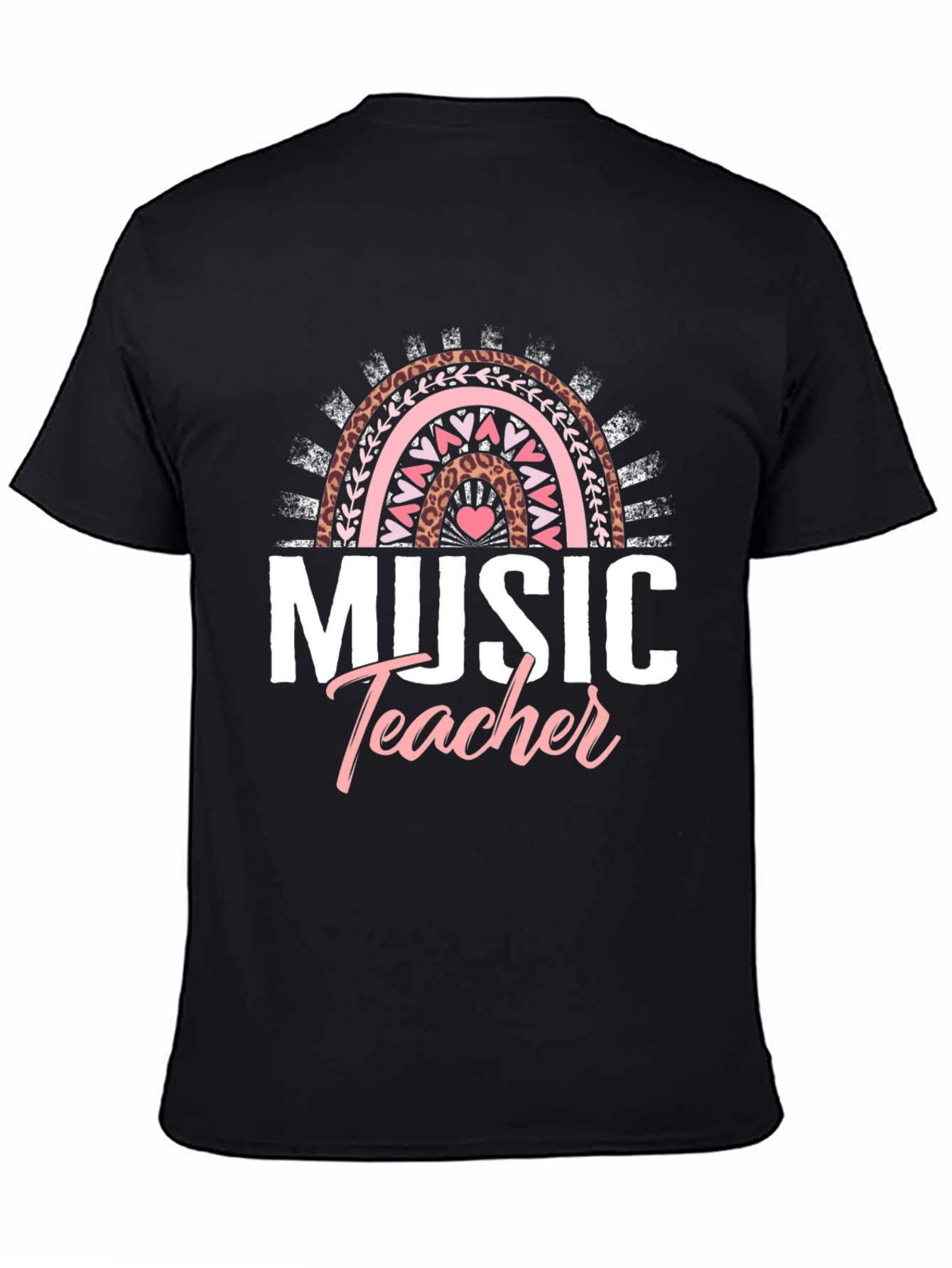 Music Teacher Rainbow T-Shirt