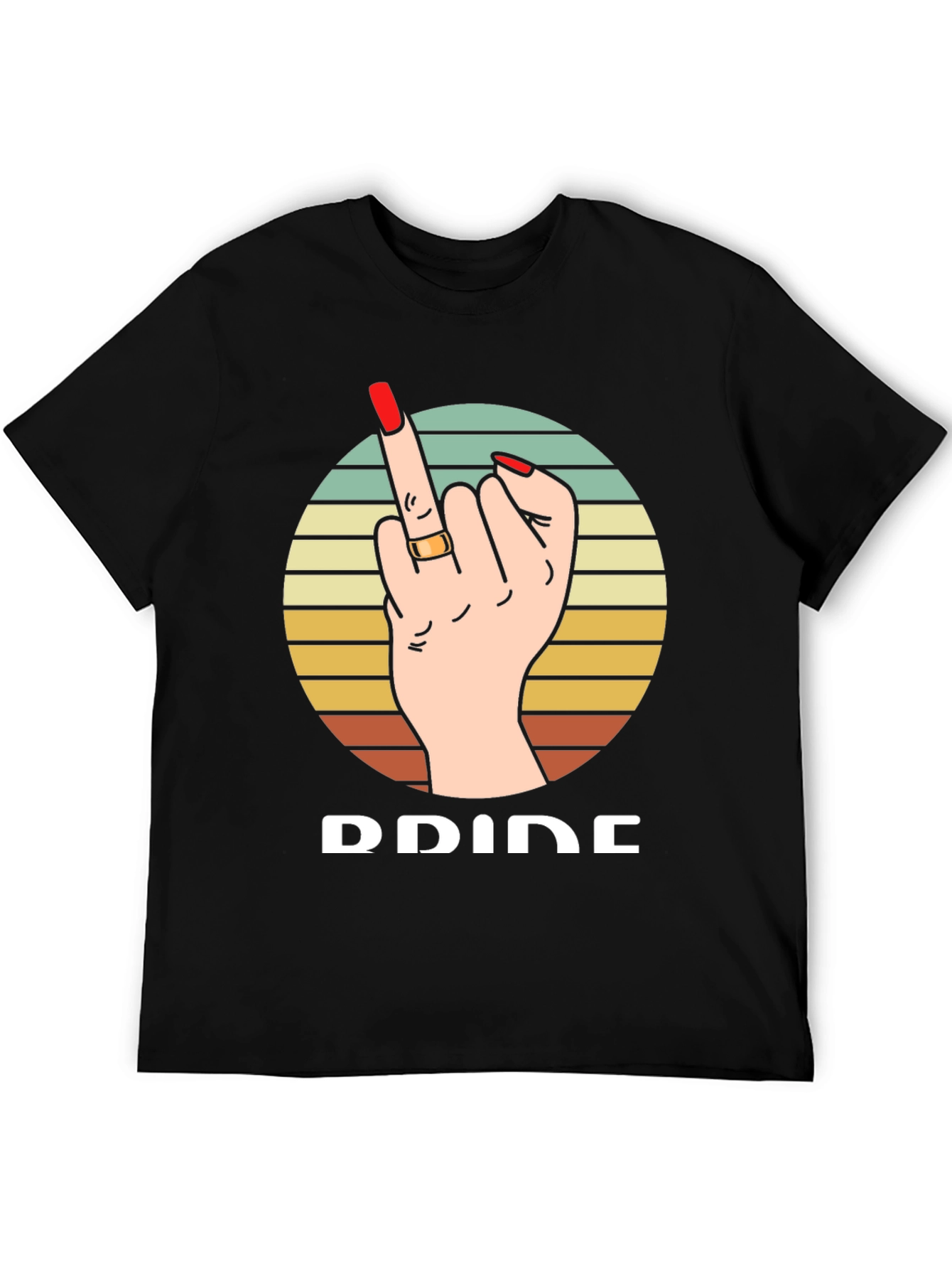 Pride Middle Finger Graphic T-Shirt