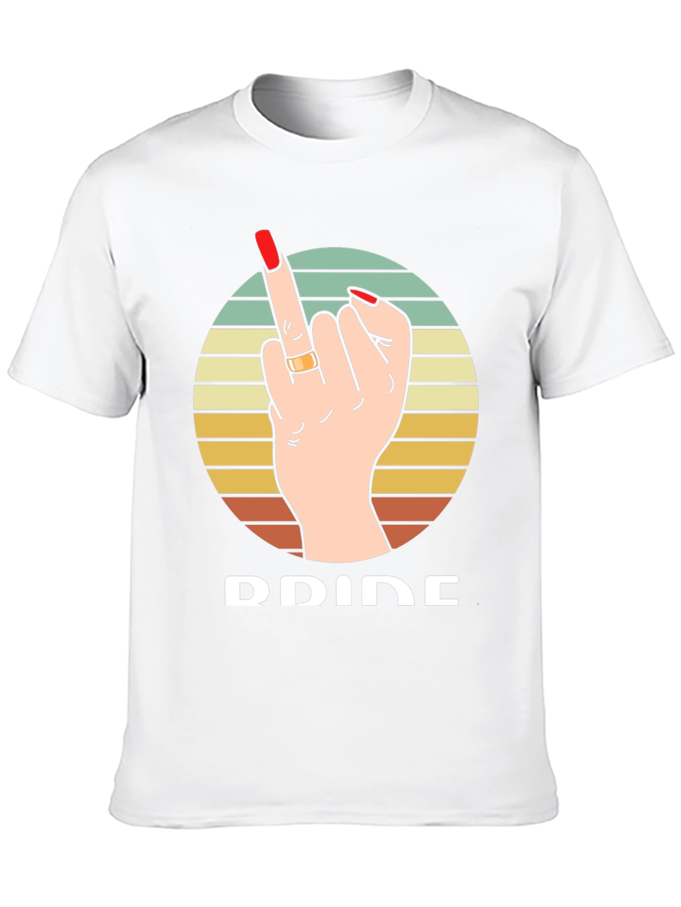 Pride Middle Finger Graphic T-Shirt