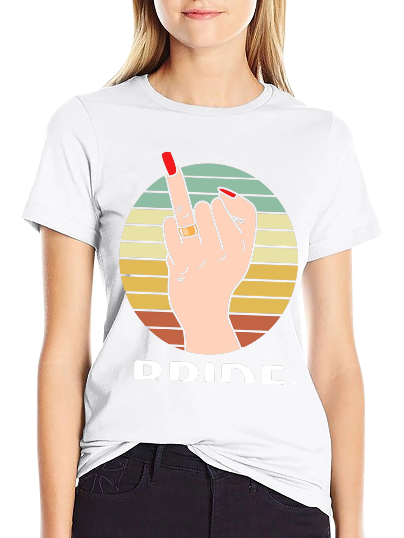 Pride Middle Finger Graphic T-Shirt