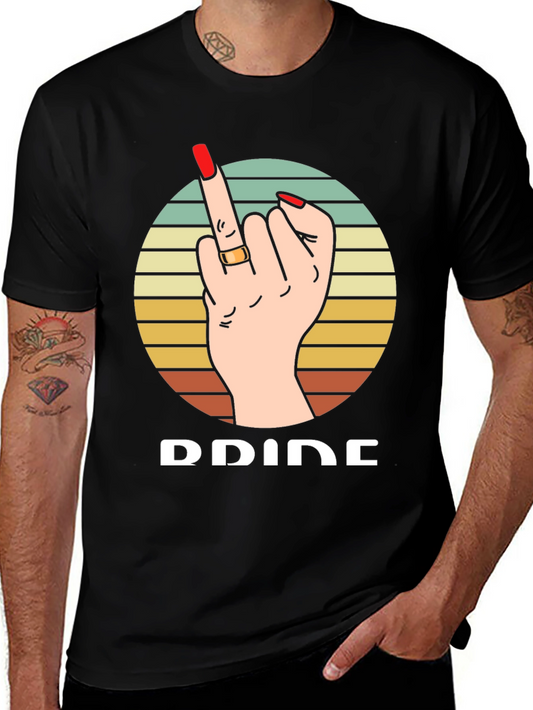 Pride Middle Finger Graphic T-Shirt
