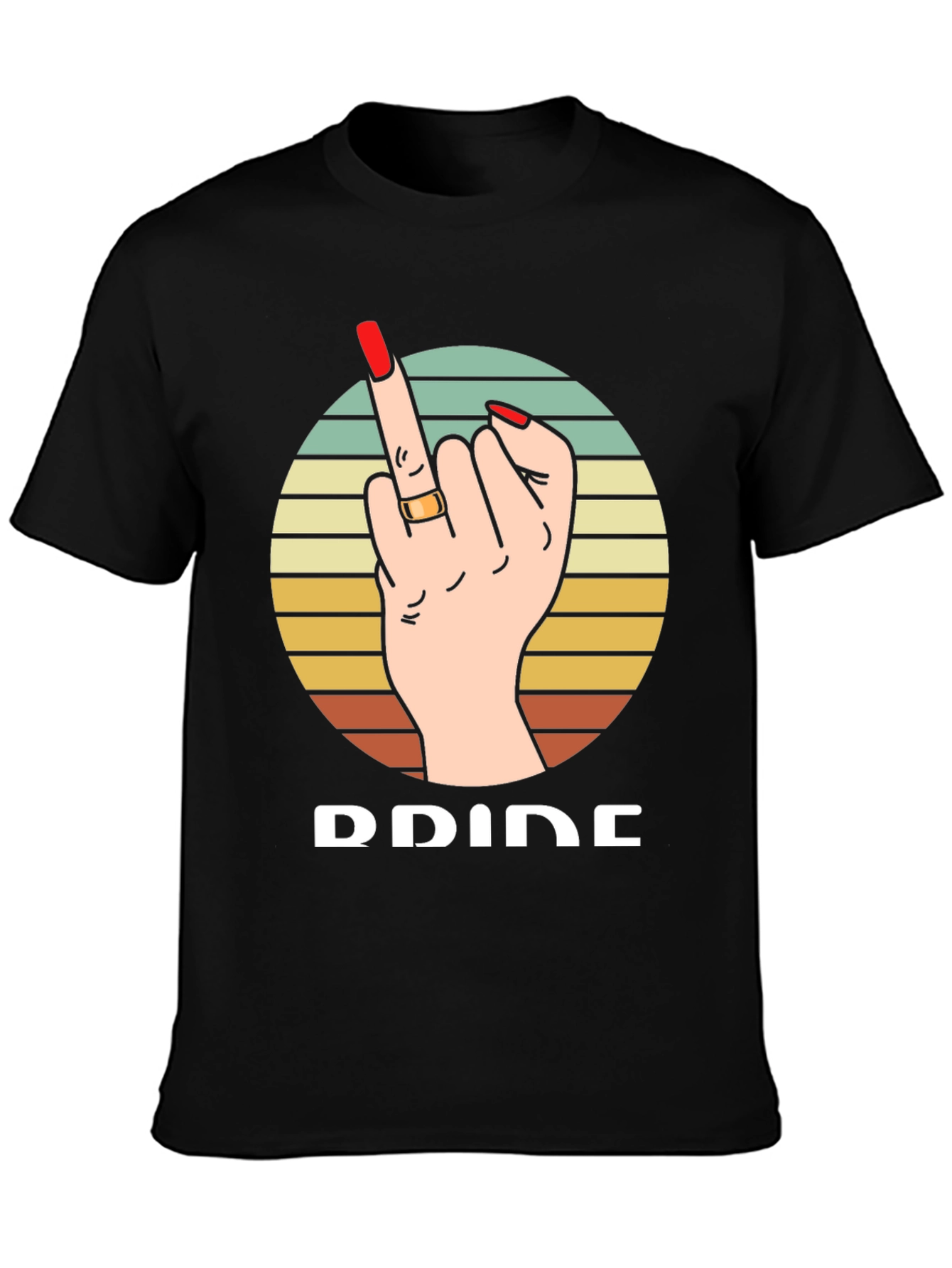 Pride Middle Finger Graphic T-Shirt