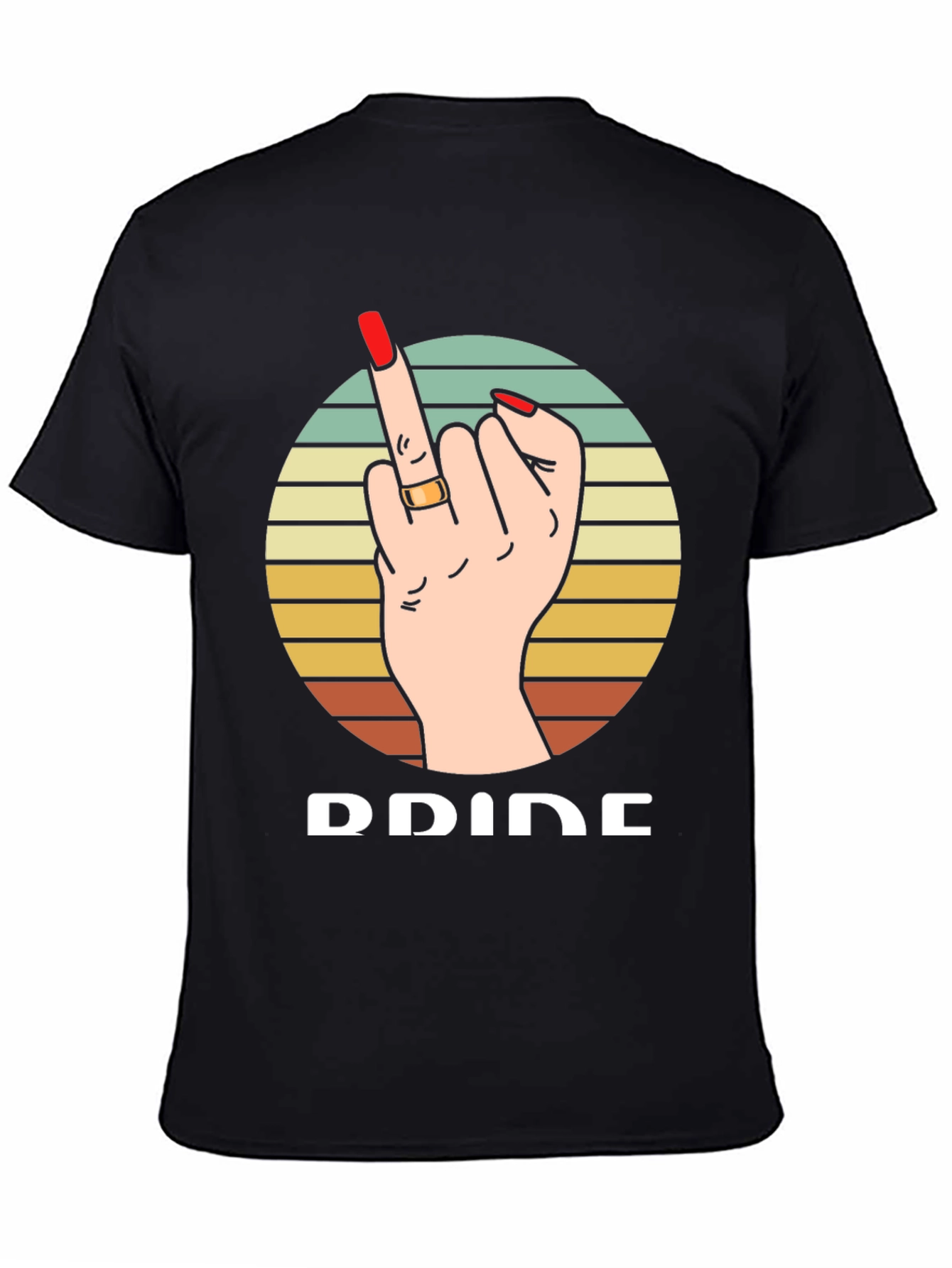 Pride Middle Finger Graphic T-Shirt
