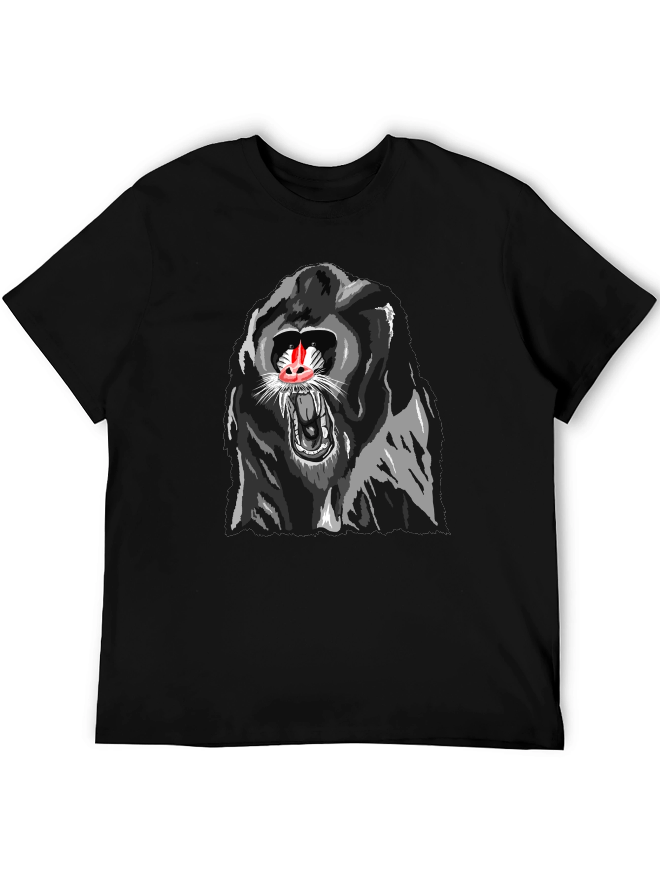 Mandrill Graphic Tee - Bold Animal Print