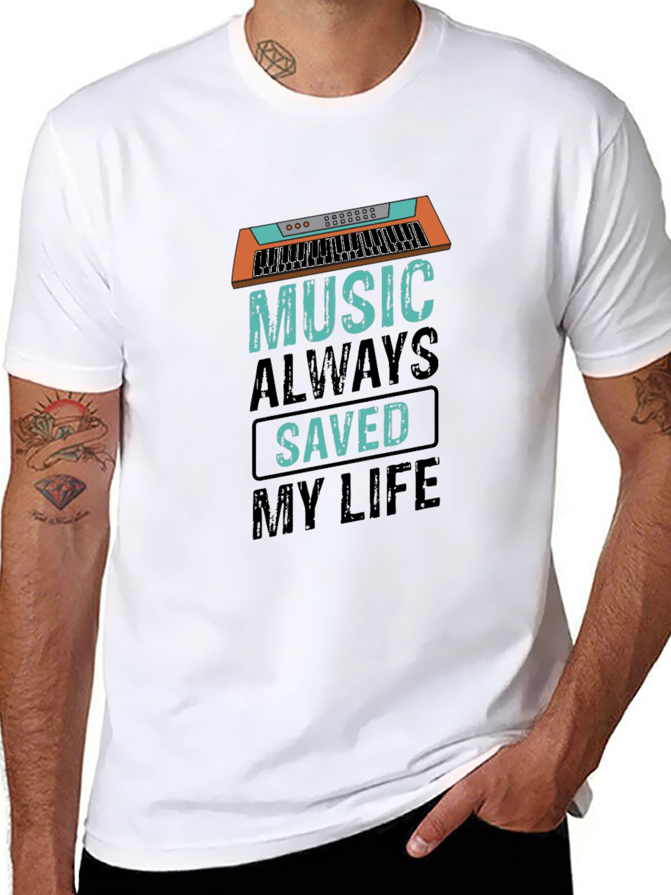 Music Saved My Life Graphic Tee