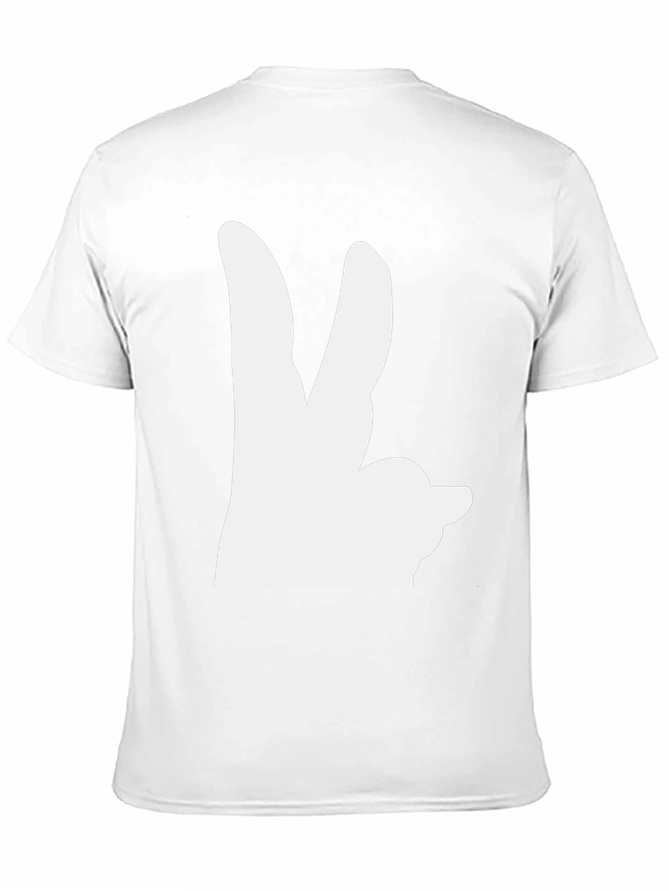 Bunny Hand T-Shirt - Black Graphic Tee