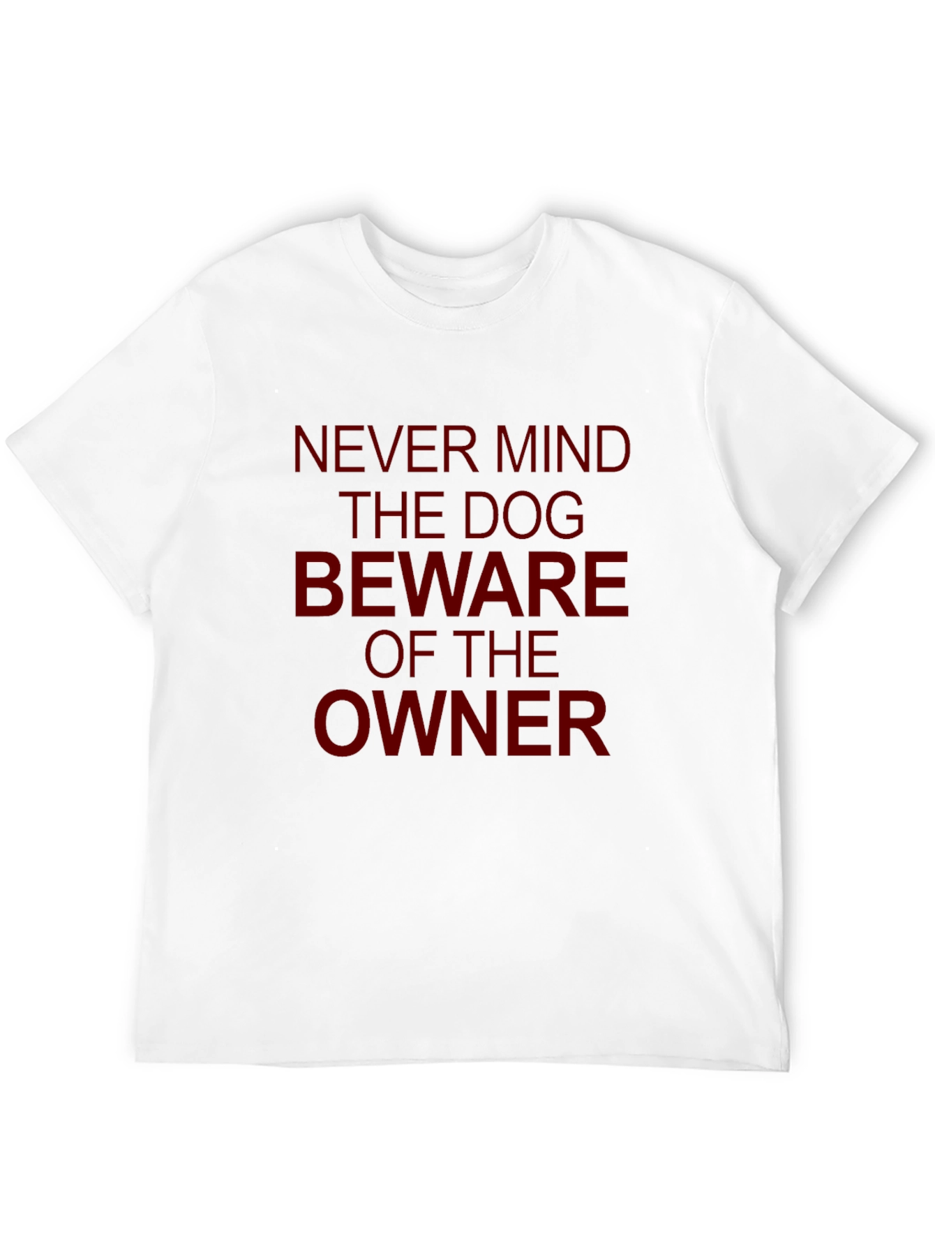 Funny Dog Owner Beware Graphic T-Shirt